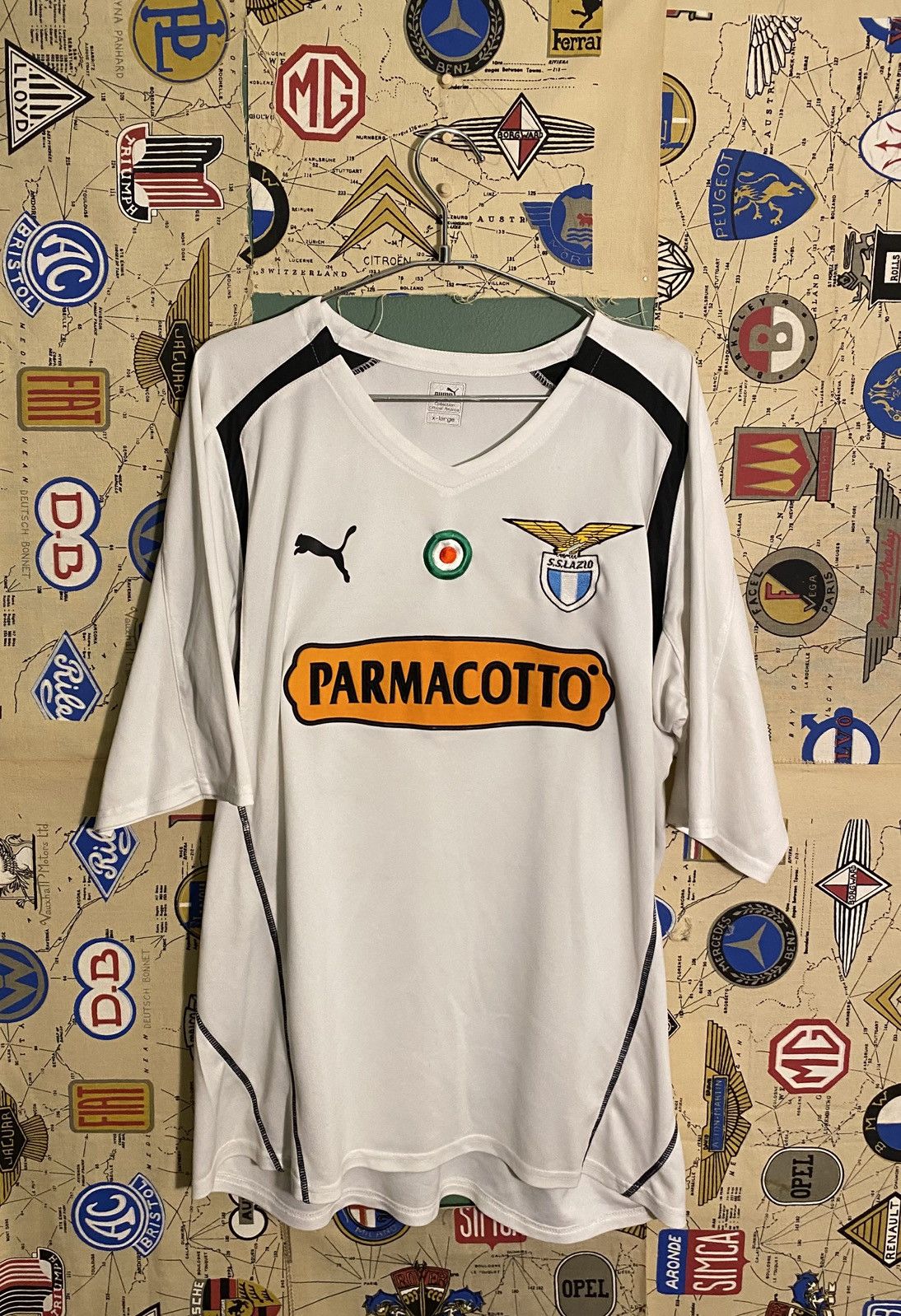 Puma Vintage SS Lazio 2004 Puma Jersey Size US XL / EU 56 / 4 - 2 Thumbnail