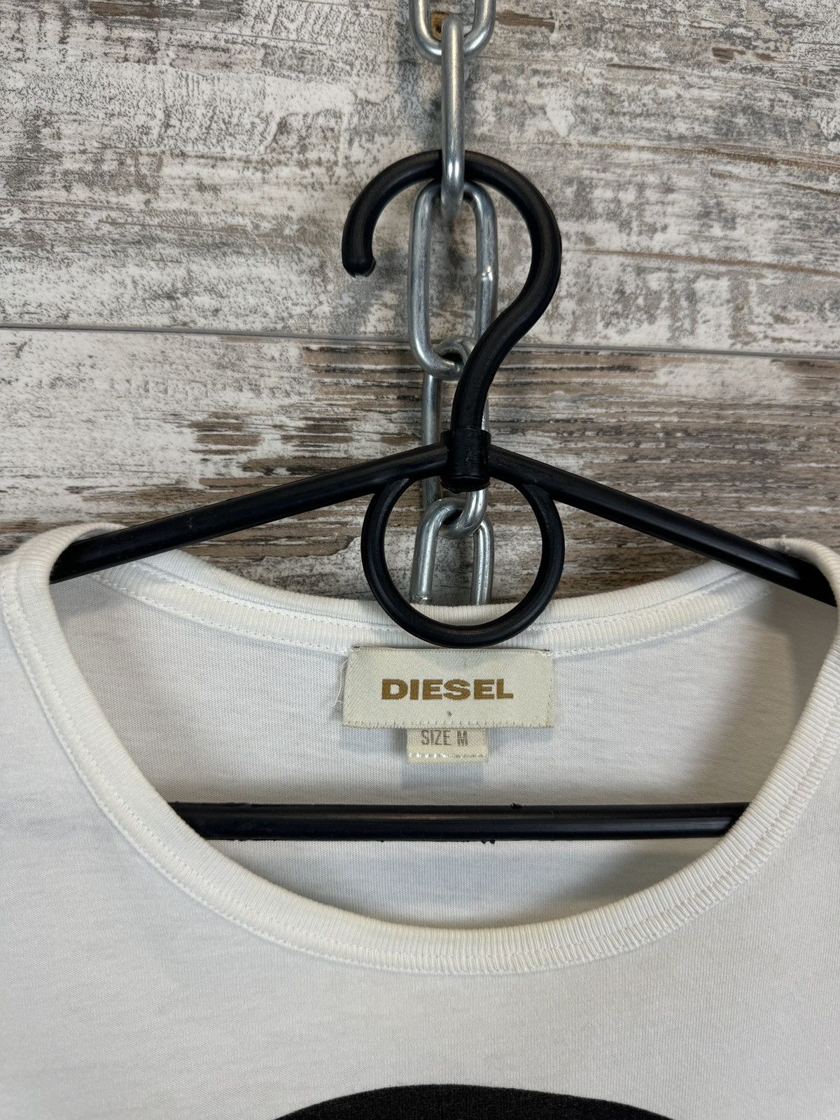 Diesel × Diesel Black Gold Mens Vintage Diesel T-shirt big logo tee y2k streetwear Size US M / EU 48-50 / 2 - 4 Thumbnail