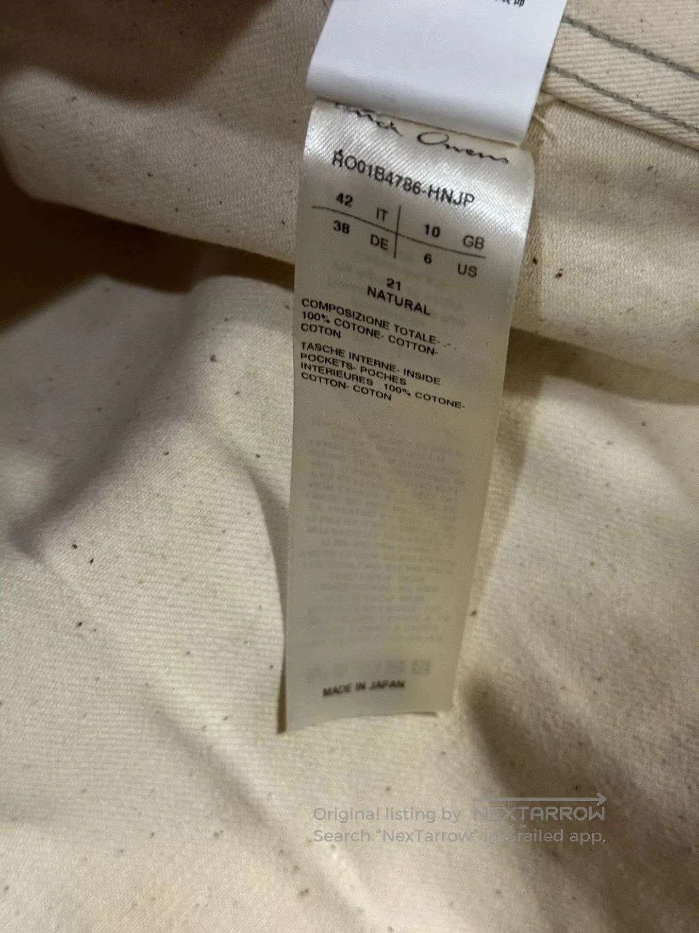 Rick Owens Rick Owens Denim Shirt Japanese Production. Size US XS / EU 42 / 0 - 8 Thumbnail