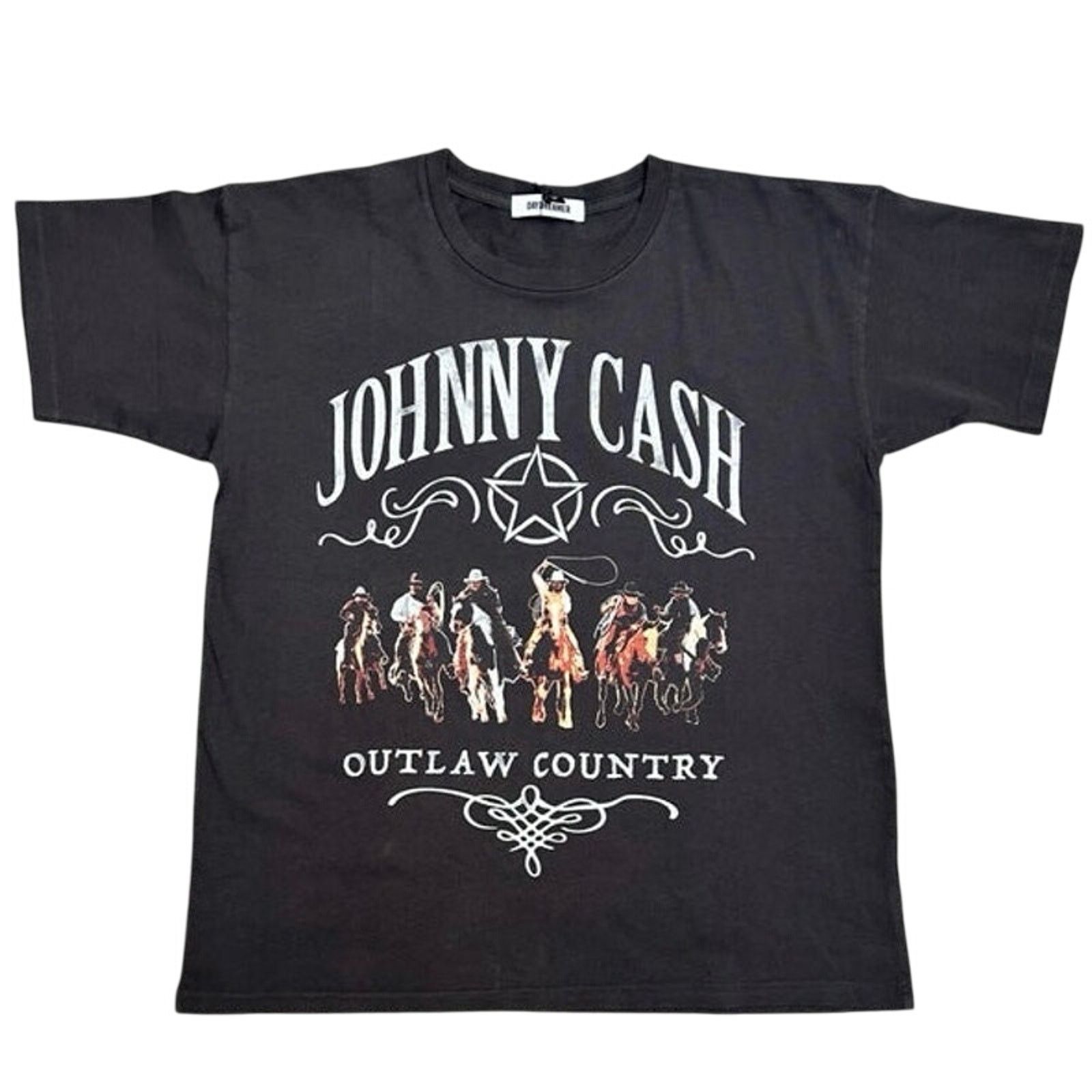 Daydreamer DAYDREAMER Johnny Cash Outlaw Country Merch Tee Size Medium Size M / US 6-8 / IT 42-44 - 9 Thumbnail