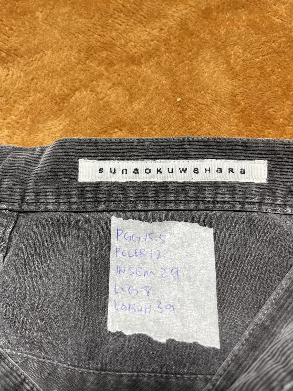 Issey Miyake × Japanese Brand × Vintage Vintage Sunaokuwahara Double Waist Courdroy Pants Japan 🇯🇵 Size US 30 / EU 46 - 7 Thumbnail