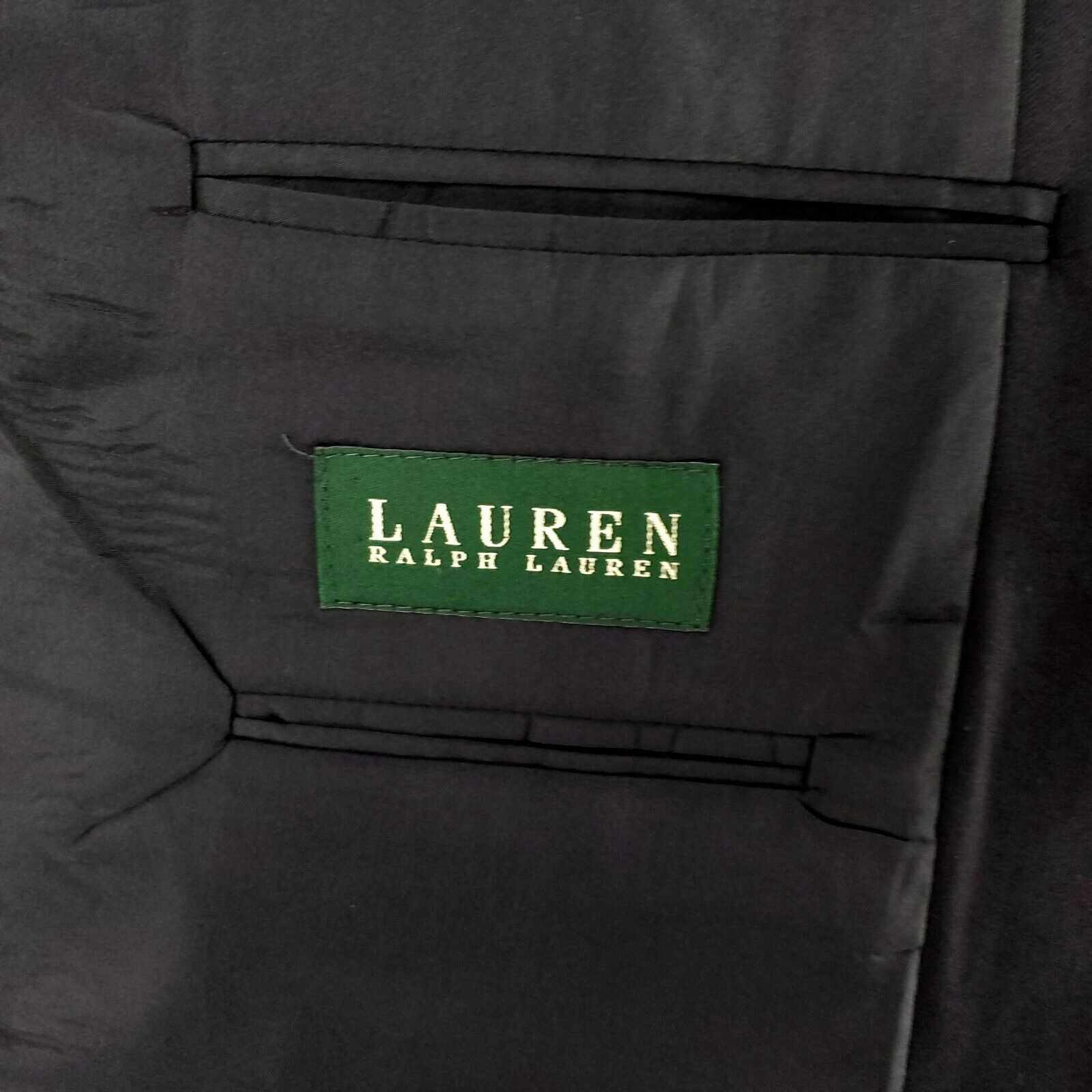 Lauren Ralph Lauren Lauren Ralph Lauren Wool 2 Button Blazer 42R Gray Size 42R - 7 Thumbnail