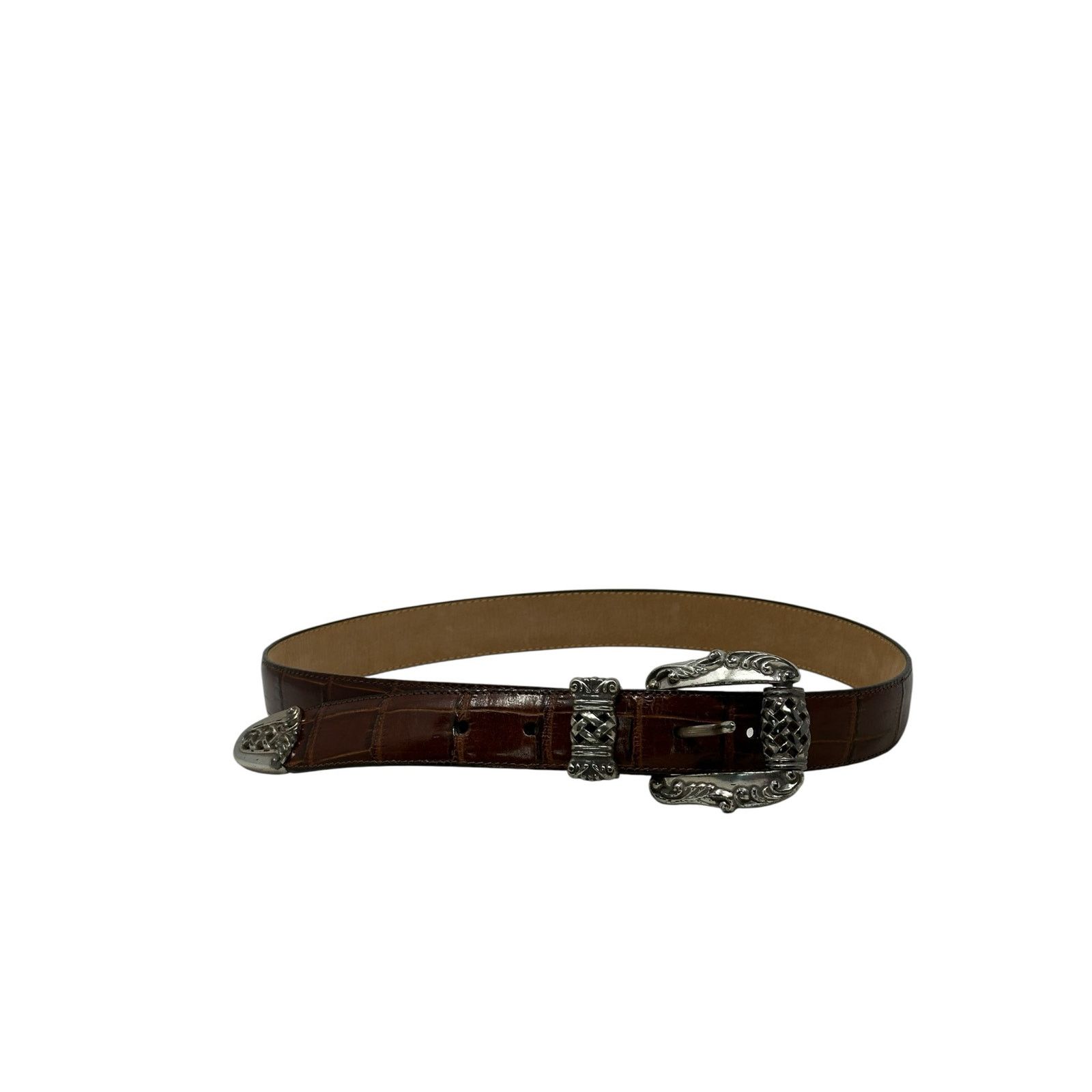 Brighton Brighton vintage brown silver buckle belt size Medium Size ONE SIZE - 11 Thumbnail