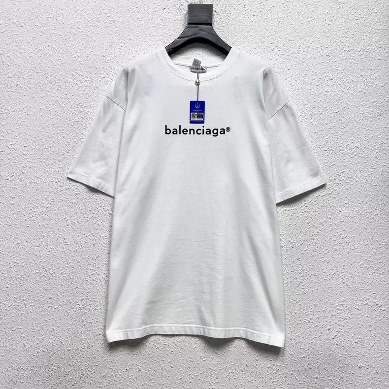 Balenciaga Balenciaga White Mailbox Short Sleeve Tee - dmc Size US M / EU 48-50 / 2 - 1 Thumbnail