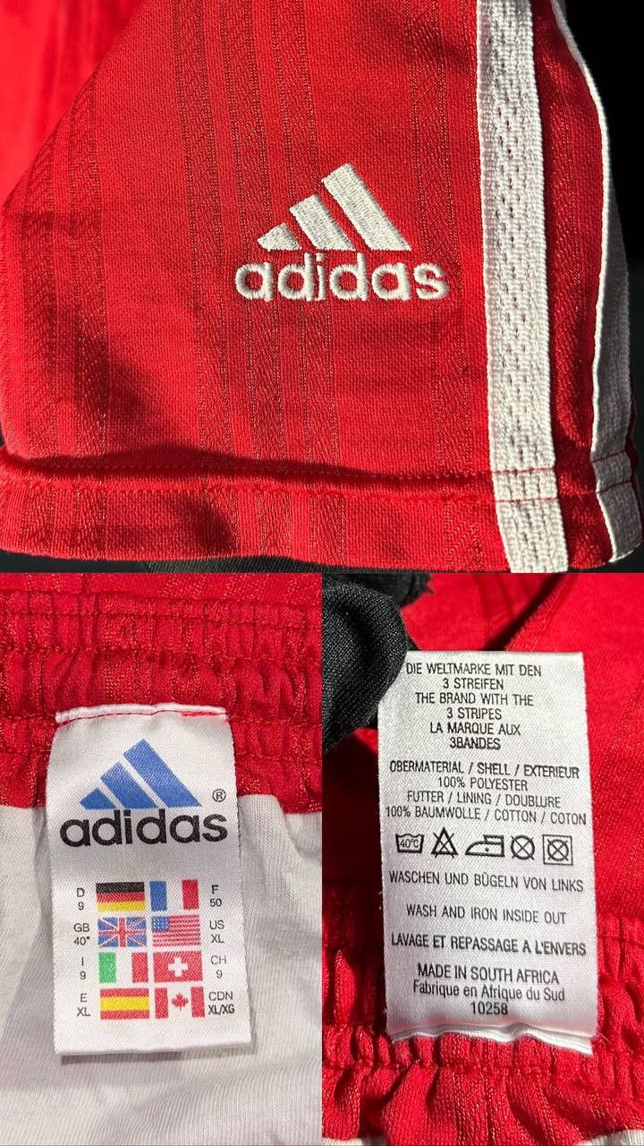 Adidas × Vintage Adidas Vintage Running Shorts Red White made in south africa Size US 32 / EU 48 - 11 Thumbnail