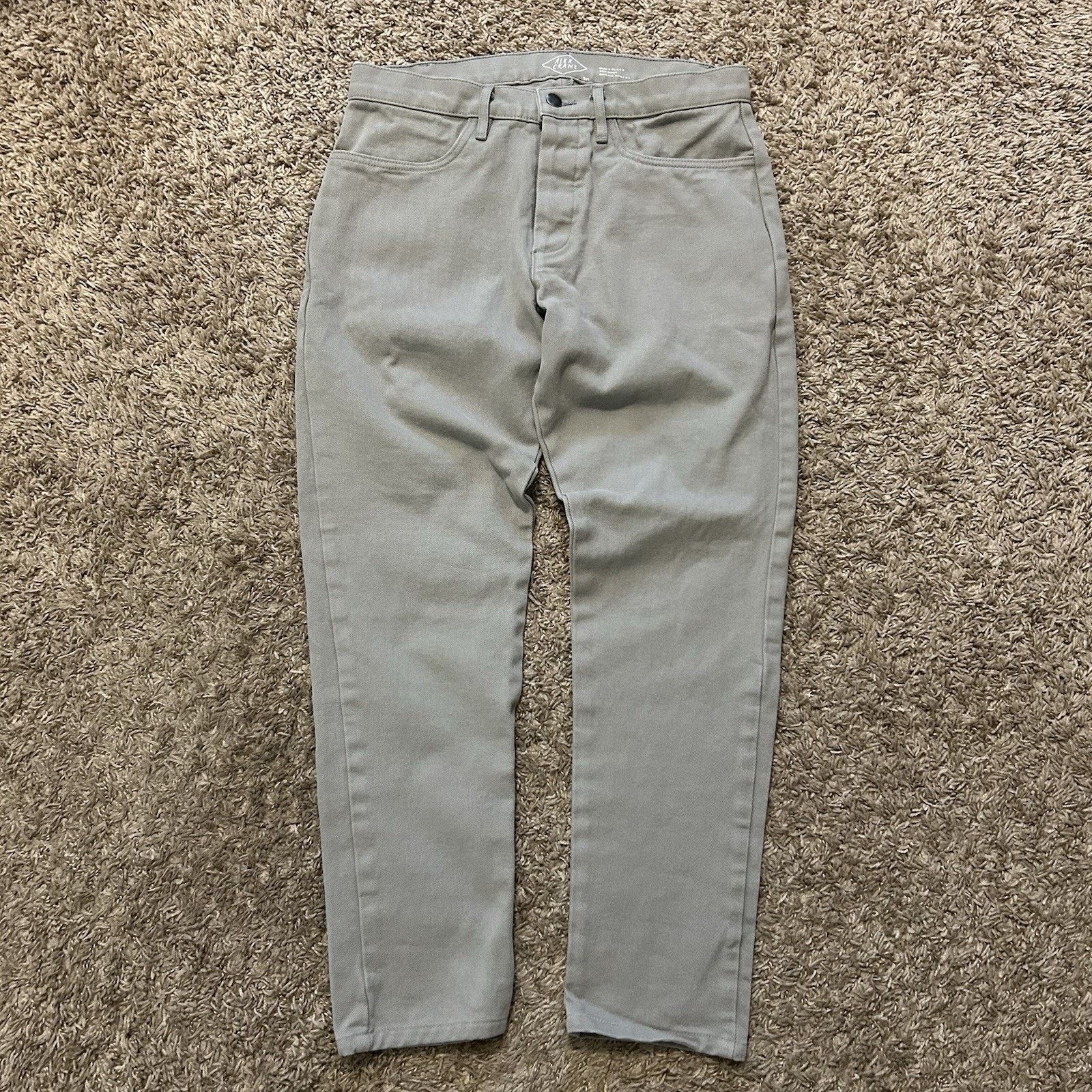 Alex Crane Alex Crane Button Fly Tapered Fit Jeans Made In USA 30x28 Size US 30 / EU 46 - 1 Thumbnail