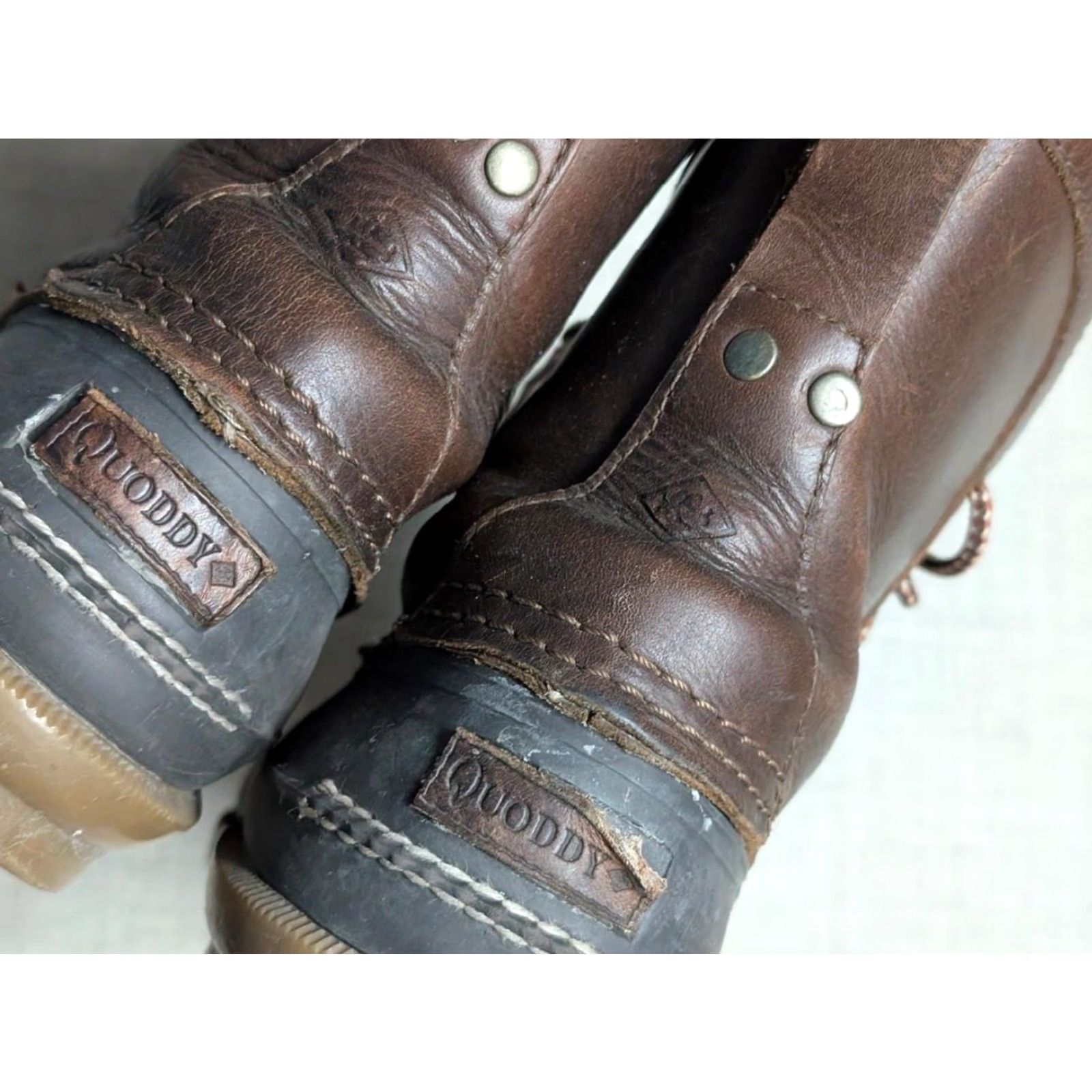 Quoddy Quoddy SPERRY duck boots 10 leather brown Mens Boot Duck Boots 10 Brown SPERRY Quoddy Duck Boots Mens 10 Brown Leather Rubber Shoes Boot Size US 10 / EU 43 - 4 Thumbnail