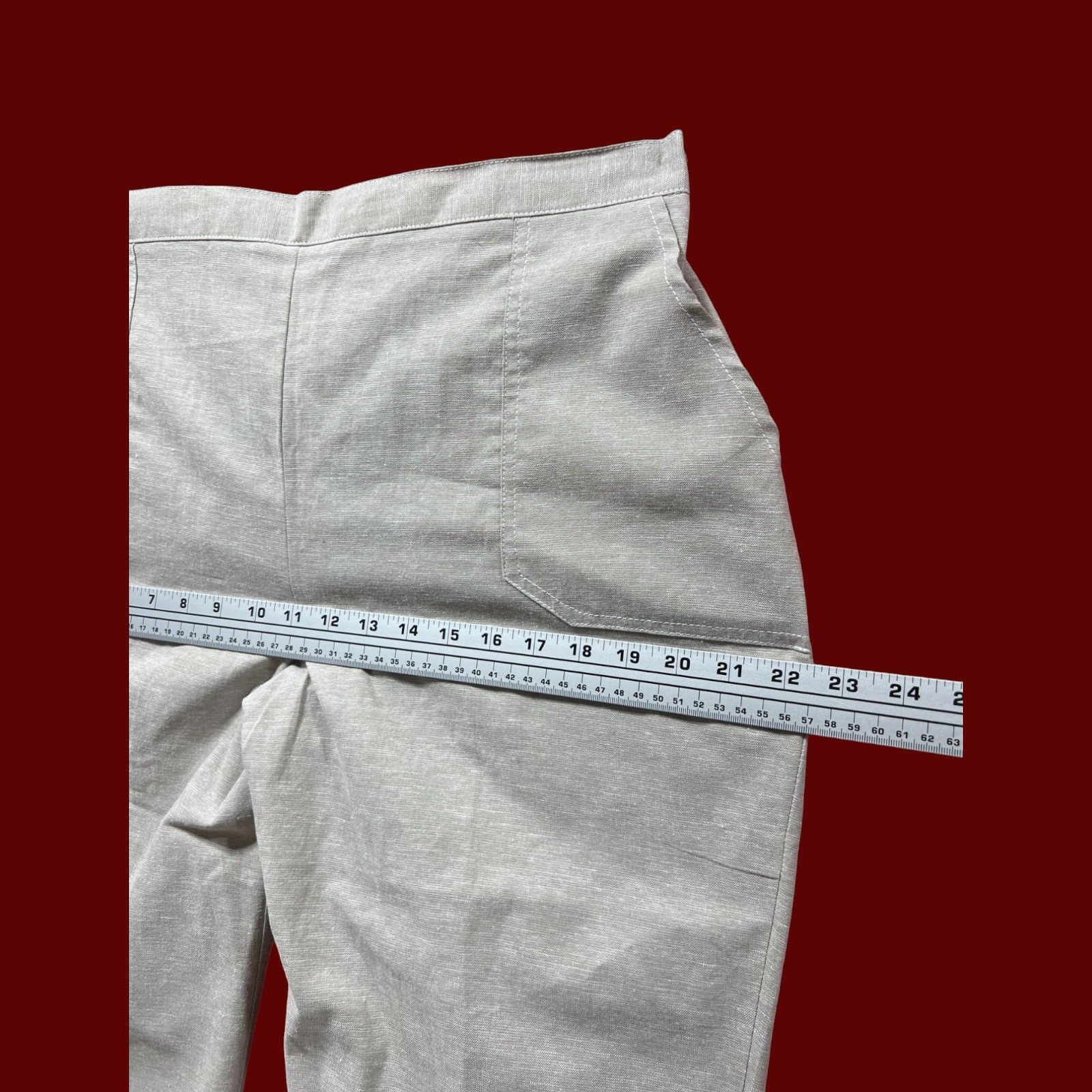 Other Alfred Dunner - Women's Garden Party Mid-Rise Capris - Beige Size 38" / US 16 / IT 52 - 6 Thumbnail