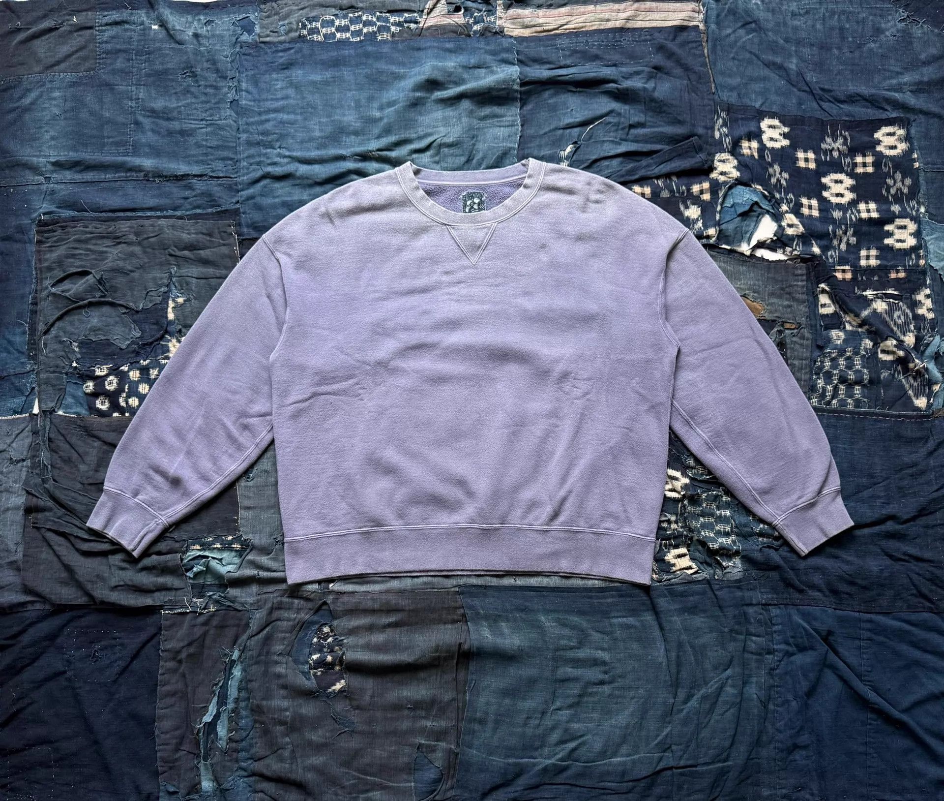 Visvim VISVIM 24AW ICT JUMBO SB L/S Washed Distressed Pullover Blue 4 Size US XL / EU 56 / 4 - 1 Thumbnail