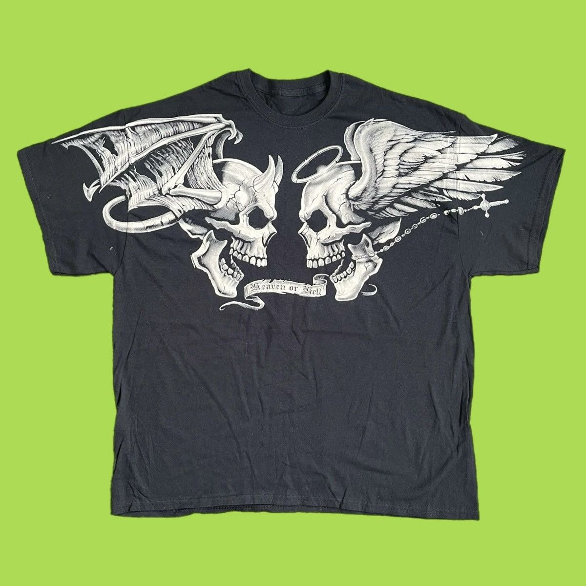 Liquid Blue Heaven or Hell Skull shirt Size US XXL / EU 58 / 5 - 1 Thumbnail
