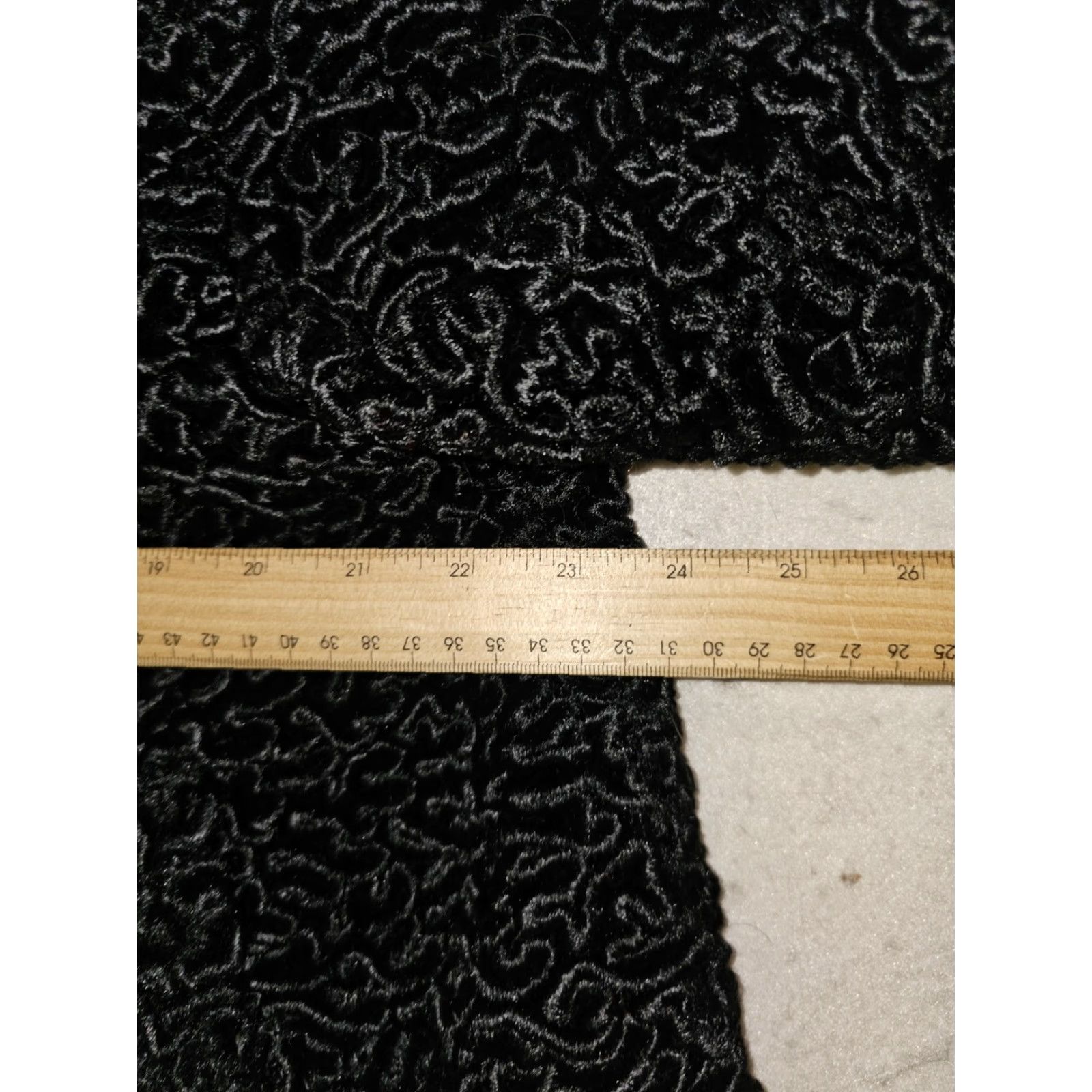 Vintage VINTAGE Lou Nierenberg Parisienne Black Brocade Fur Collared Overcoat Coat L/XL Adults Mens Womens 1960s Swing Cocktail fur Mink Button Up Size L / US 10 / IT 46 - 7 Thumbnail