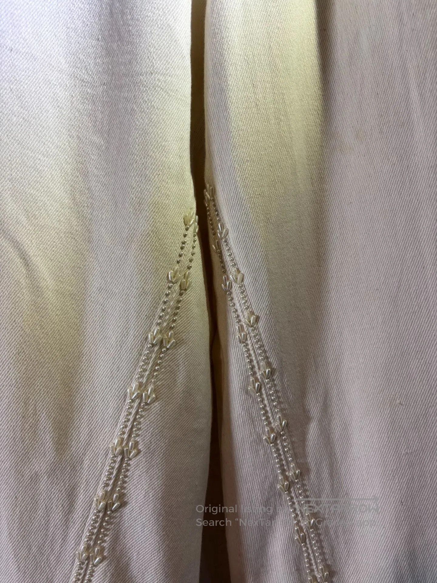 Kartik Research Karu Research White Split Painter Pants. Size 31" - 4 Thumbnail