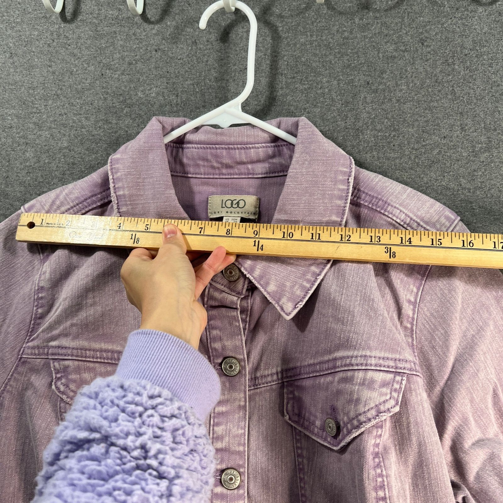 Other LOGO by Lori Goldstein Jeans Jacket Womens Size 3XL / US 20-22 - 6 Thumbnail