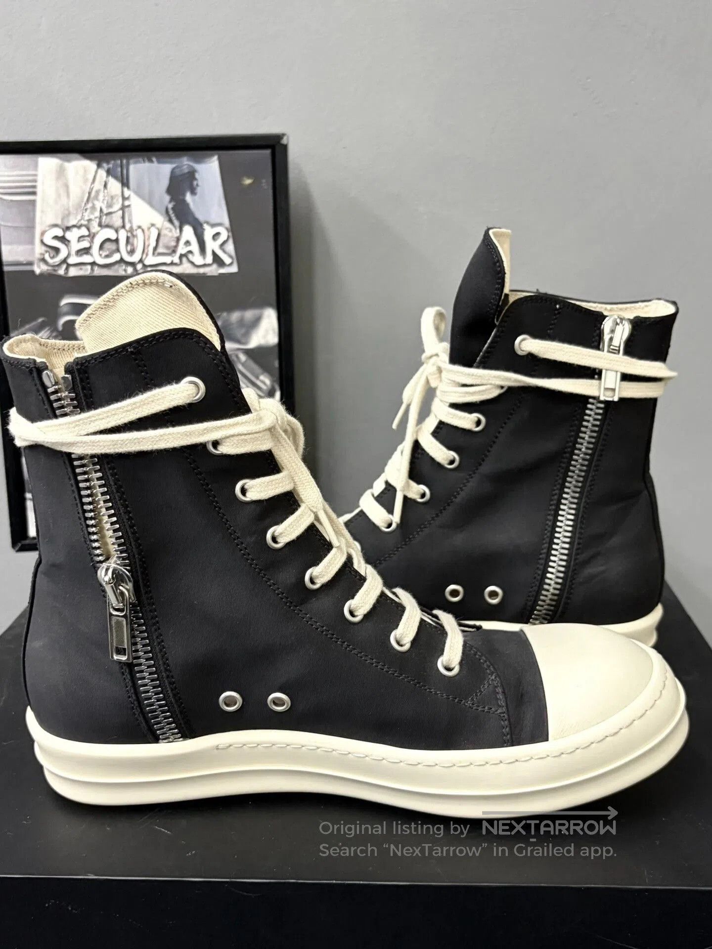 Rick Owens Drkshdw Rick Owens DRKSHDW High. Size US 7 / EU 40 - 6 Thumbnail