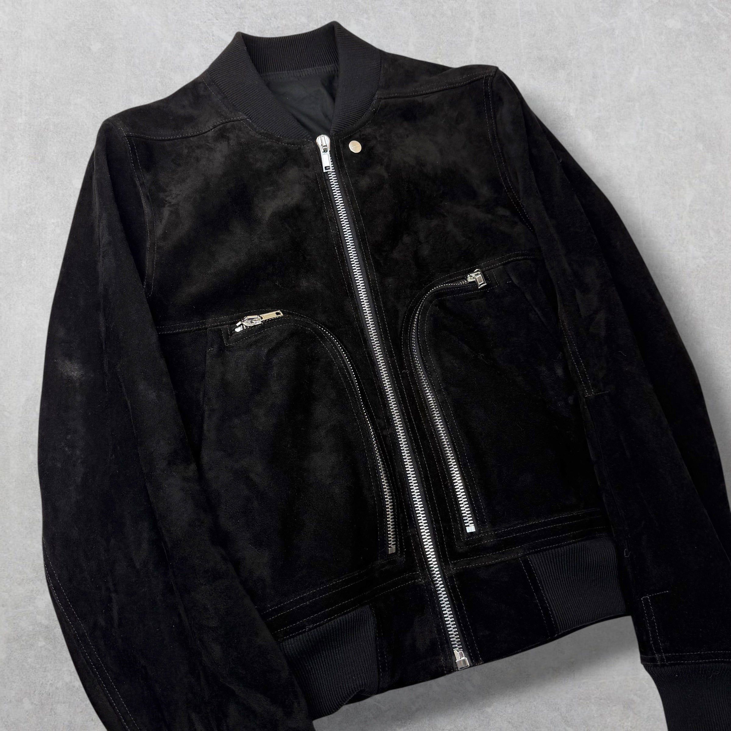 Rick Owens Rick Owens Concordians Bauhaus Suede Flight Jacket 38 (S) Size US S / EU 44-46 / 1 - 3 Thumbnail
