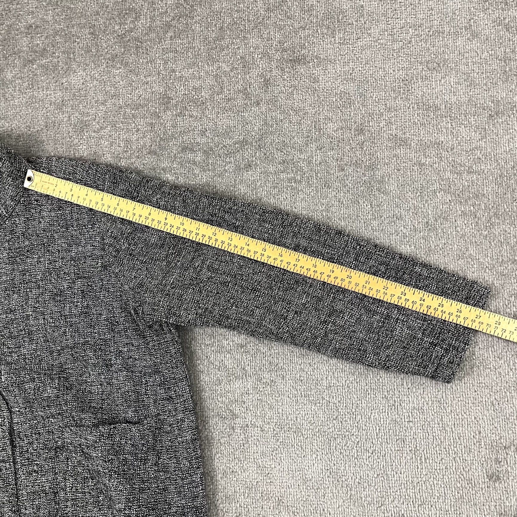 Eileen Fisher Eileen Fisher Jacket Women L Gray Tweed Stand Collar Organic Cotton Full Zip Size L / US 10 / IT 46 - 6 Thumbnail