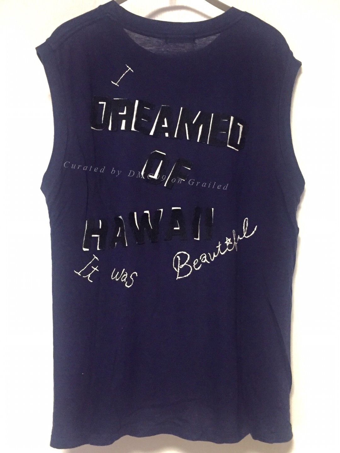 CABANE de ZUCCa Cabane de Zucca Navy Sleeveless T-shirt Size US M / EU 48-50 / 2 - 1 Thumbnail