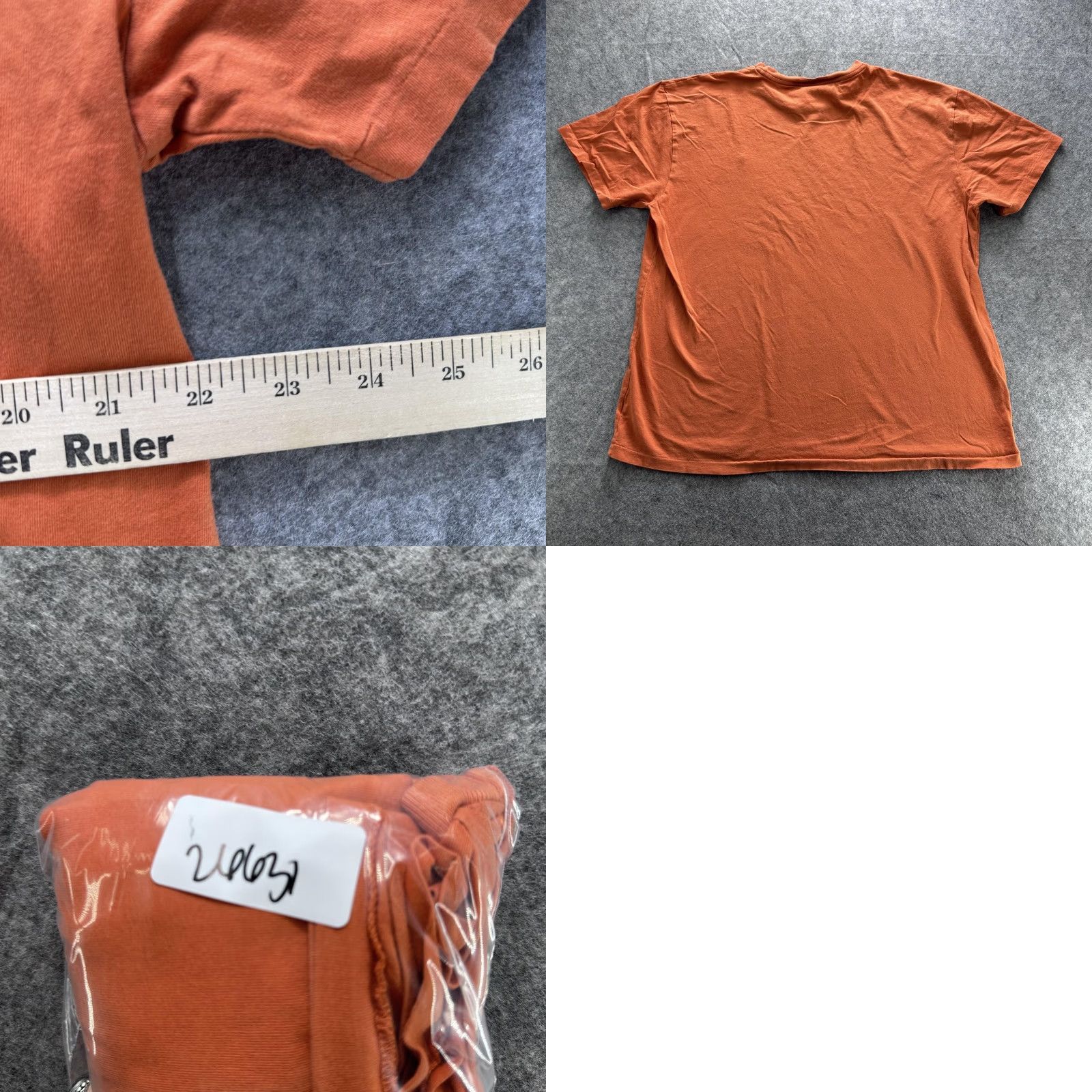 Polo Ralph Lauren Polo Ralph Lauren Shirt Mens Large Orange Crewneck Pony Logo Cotton Tee Size US L / EU 52-54 / 3 - 8 Thumbnail