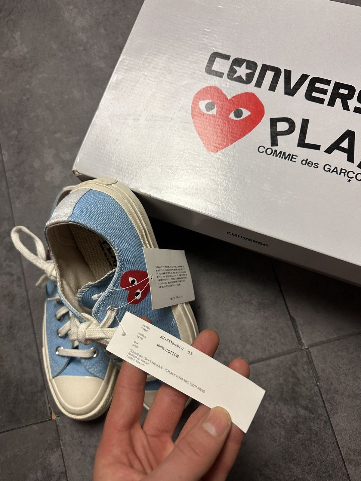 Comme des Garcons PLAY Comme des Garçons PLAY X Conversel Size US 8 / IT 38 - 8 Thumbnail