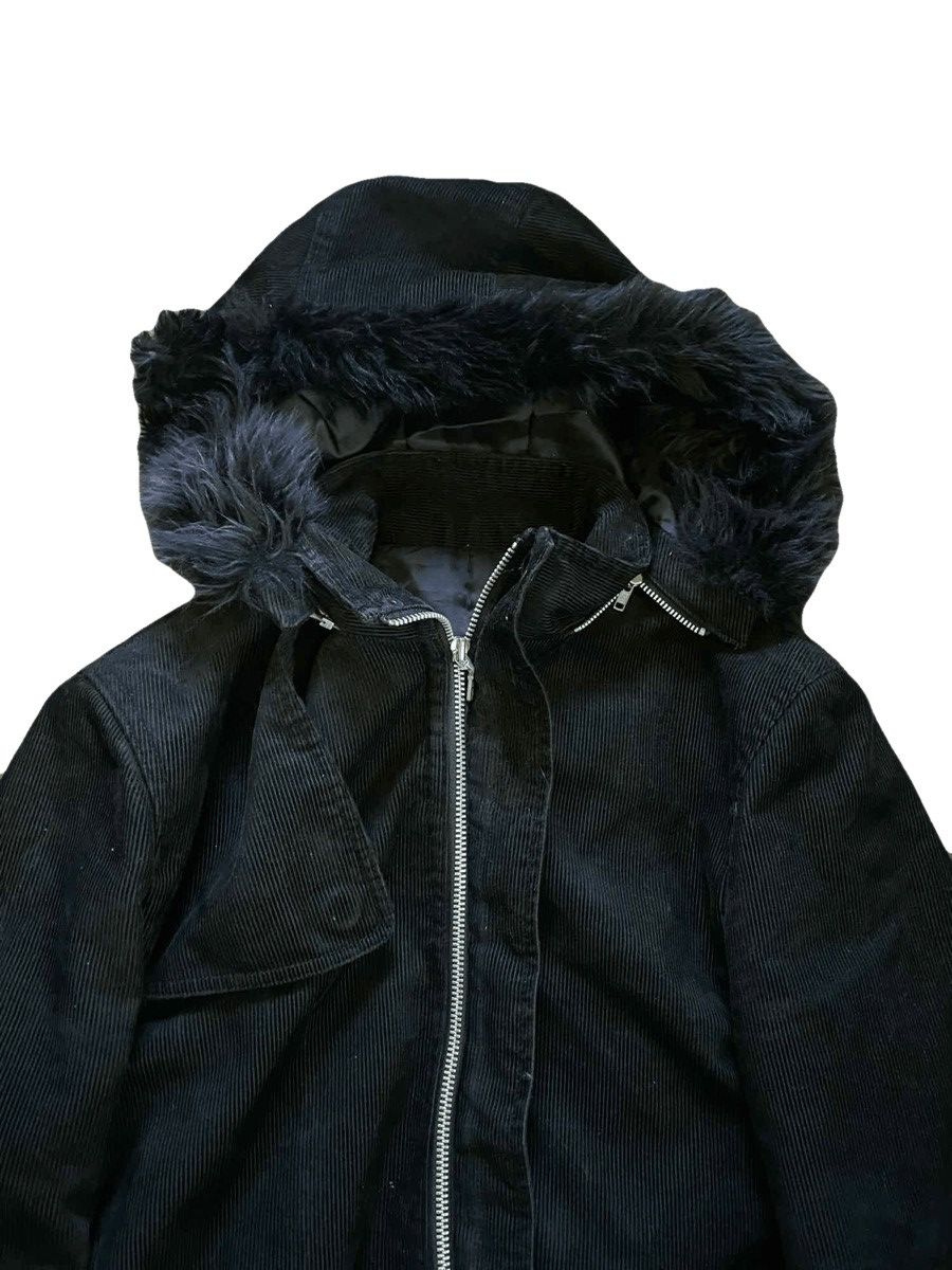 Japanese Brand 2000s Japanese archive fur zip corduroy belted parka Size US S / EU 44-46 / 1 - 3 Thumbnail