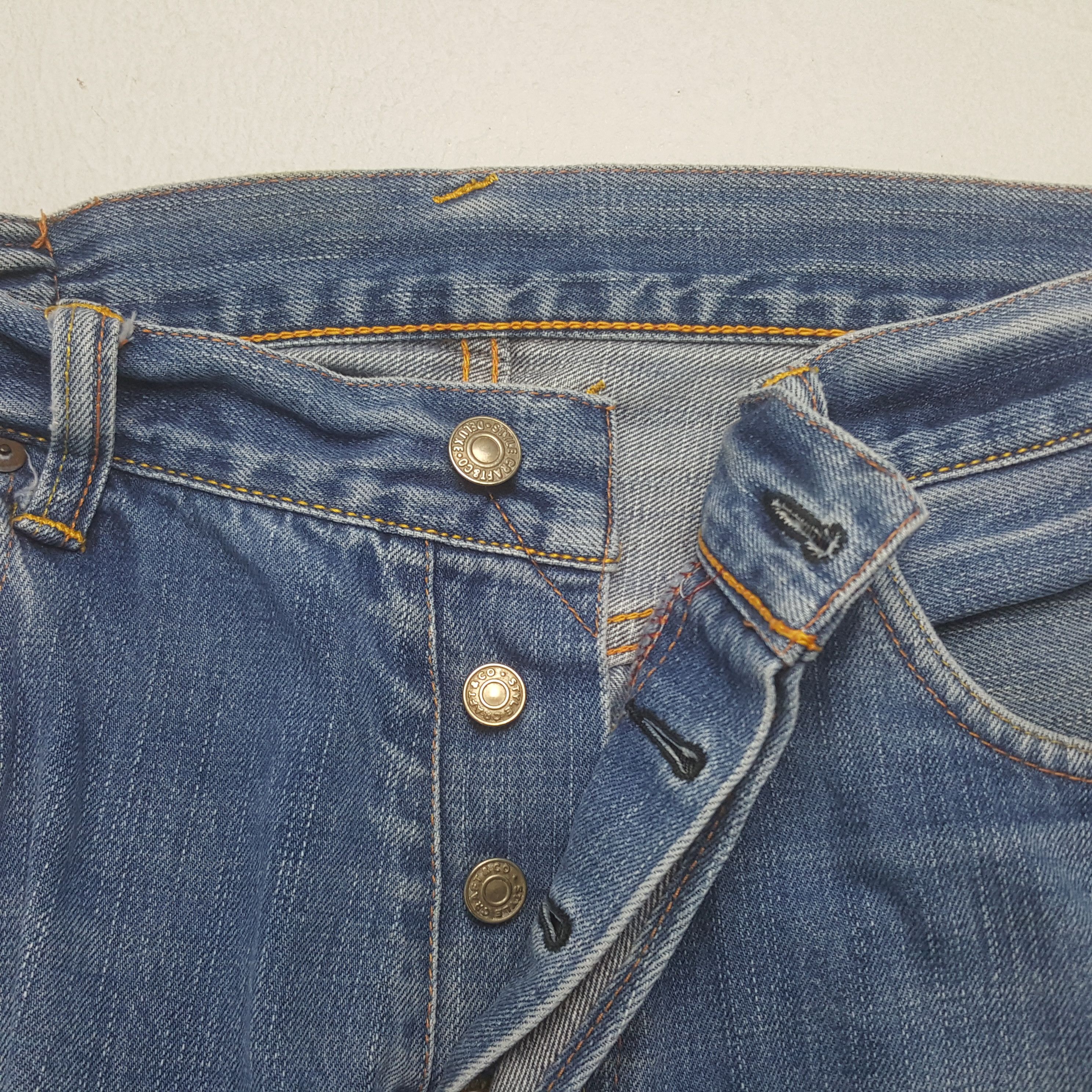 Evisu Vintage Evisu Japanese Brand Daicock Custom Art Denim Jeans Size US 31 - 8 Thumbnail