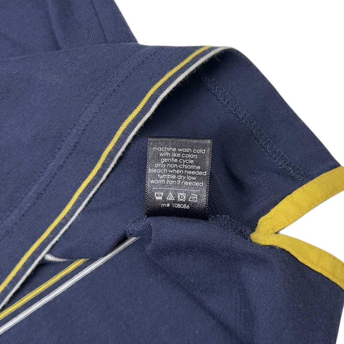 Sean John Vintage Sean John Polo Shirt Blue Yellow Striped Y2K Hip Hop Size US XL / EU 56 / 4 - 7 Thumbnail