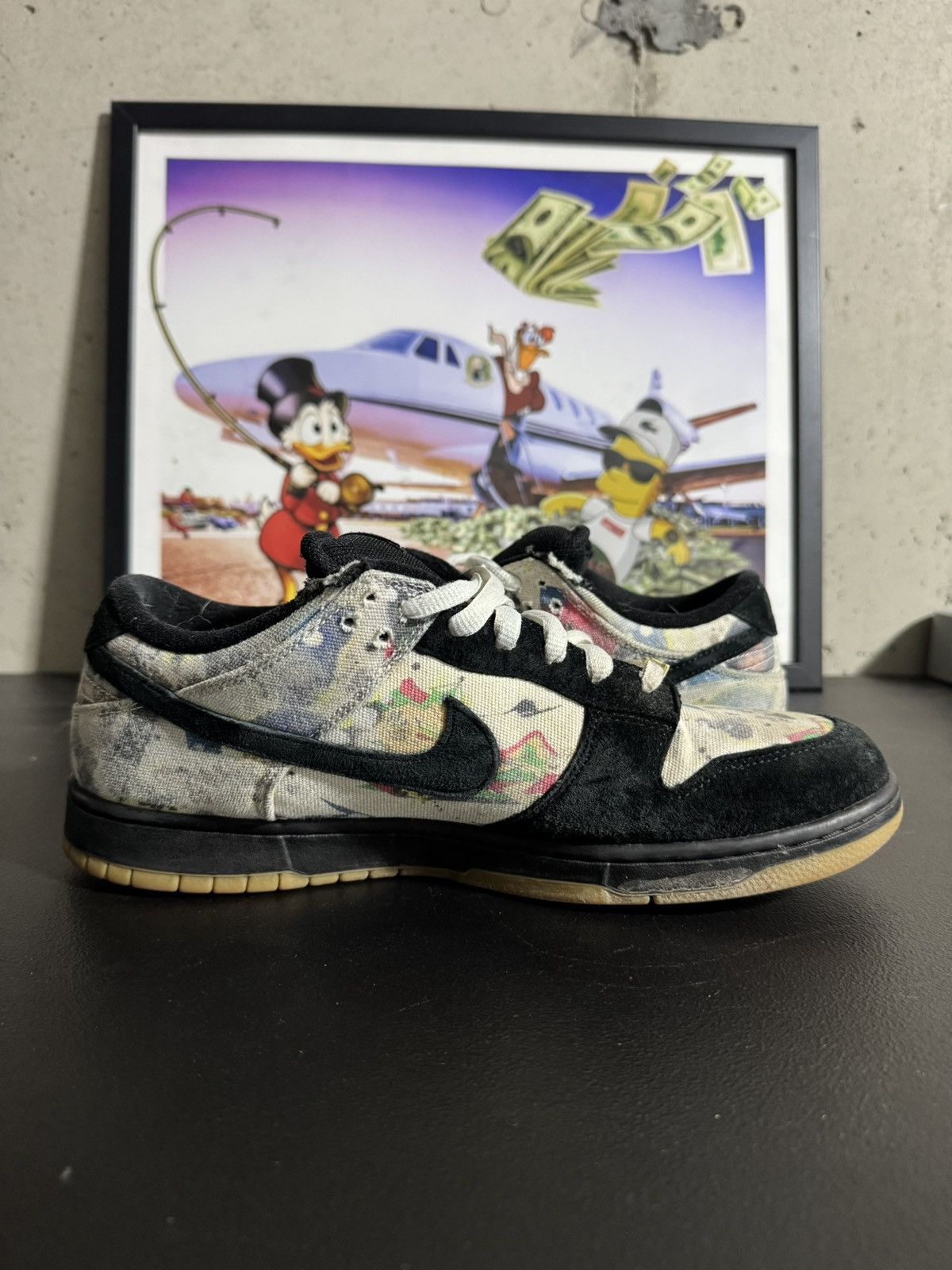 Nike × Supreme Nike SB Dunk Low Supreme Rammellzee Size US 11.5 / EU 44-45 - 4 Thumbnail