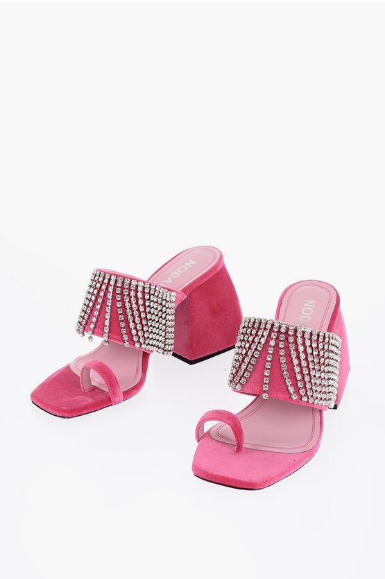 Jewels Embellished Leather BULLA PPRESTON Sabot 9cm
