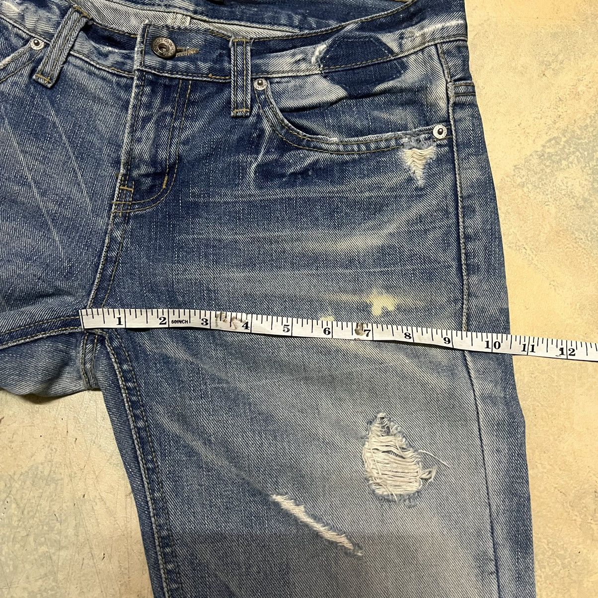 Japanese Brand Nikisix Japanese Brand Distressed Denim Jeans Size US 31 - 11 Thumbnail