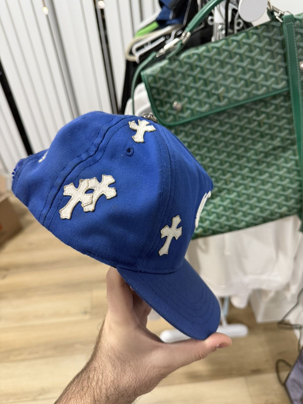 Chrome Hearts Chrome hearts blue/white multi patch hat Size ONE SIZE - 2 Thumbnail
