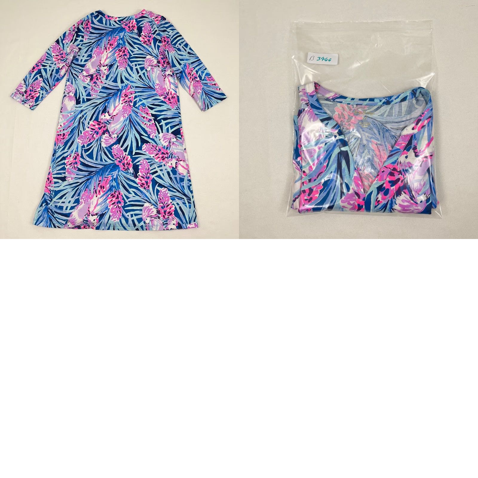 Lilly Pulitzer Lilly Pulitzer Daphne Tunic Dress Medium Peacock Tweethearts Summer Prep Womens Size M / US 6-8 / IT 42-44 - 8 Thumbnail