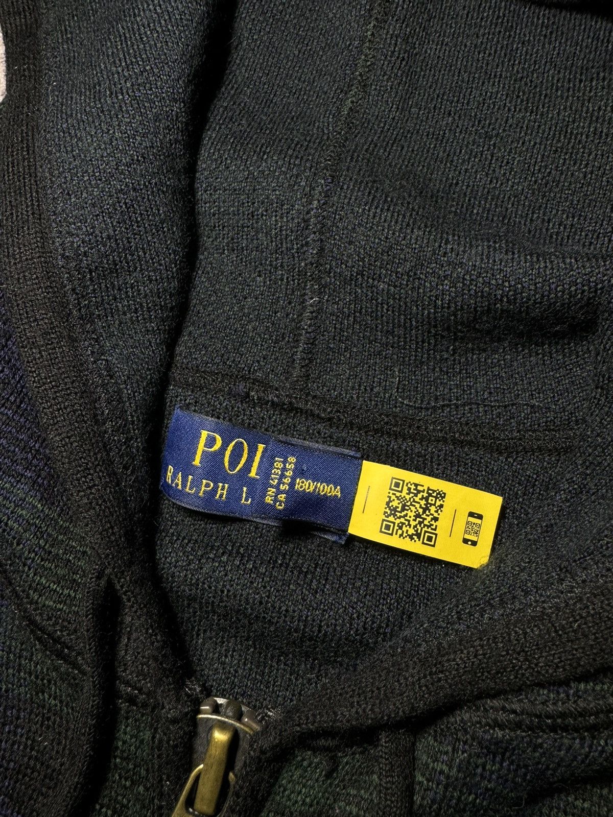 Polo Ralph Lauren × Vintage Polo Ralph Lauren Vintage rare Knitted hoodie Size US L / EU 52-54 / 3 - 6 Thumbnail
