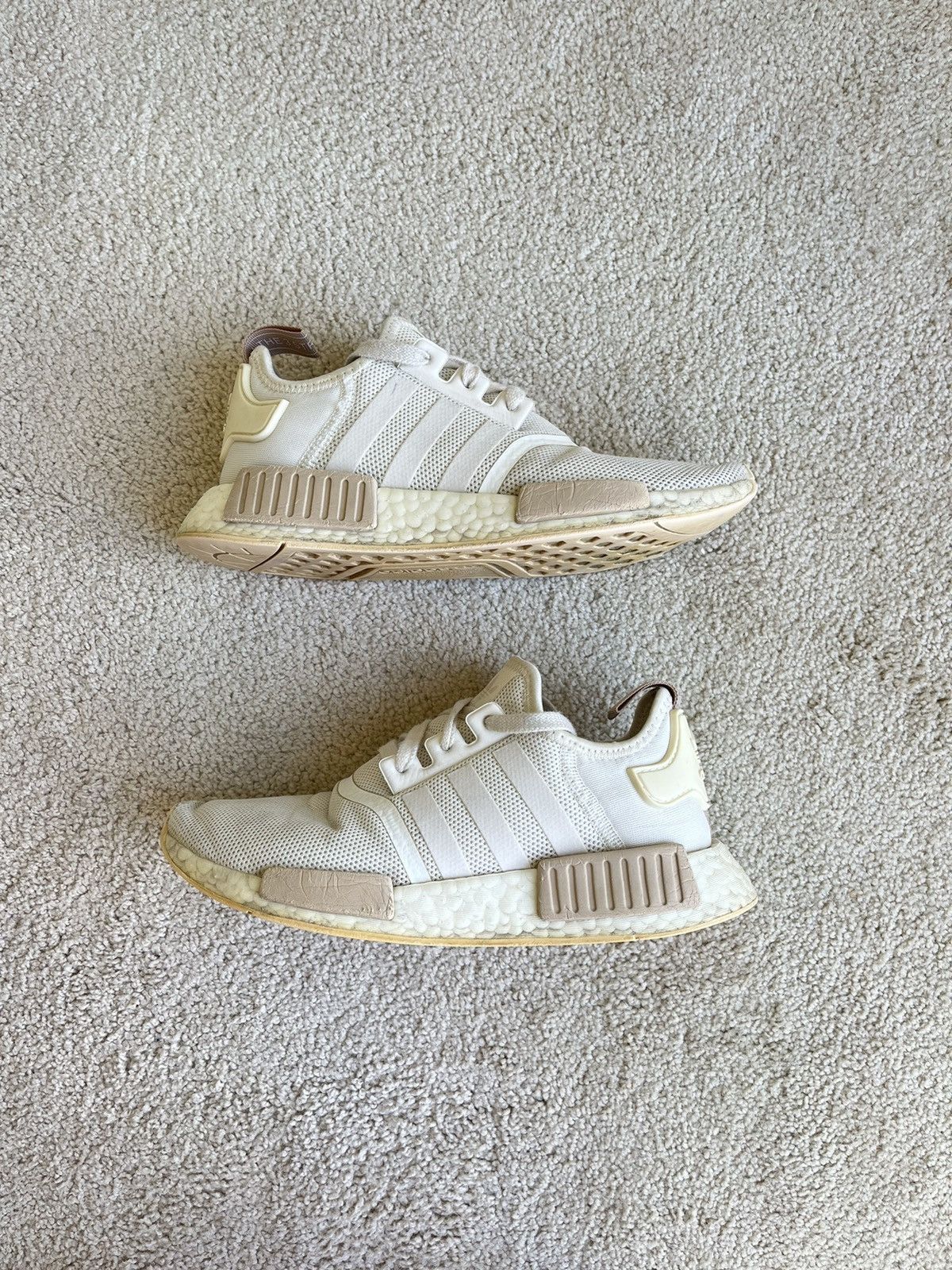 Adidas Nmd R 1 Tan Cream Grailed