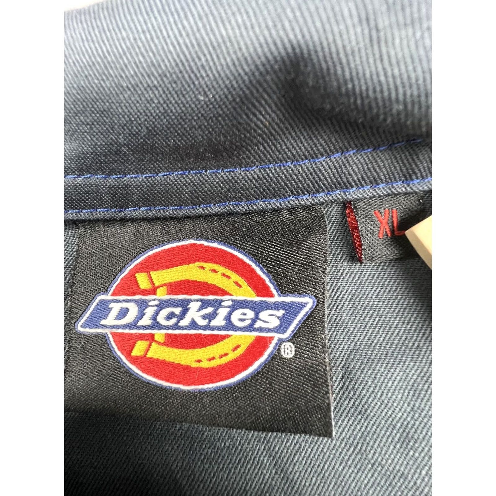 Dickies Dickies Jacket Mens XL Gray Canvas Windbreaker Reflective Full Zip Workwear Size US XL / EU 56 / 4 - 3 Thumbnail