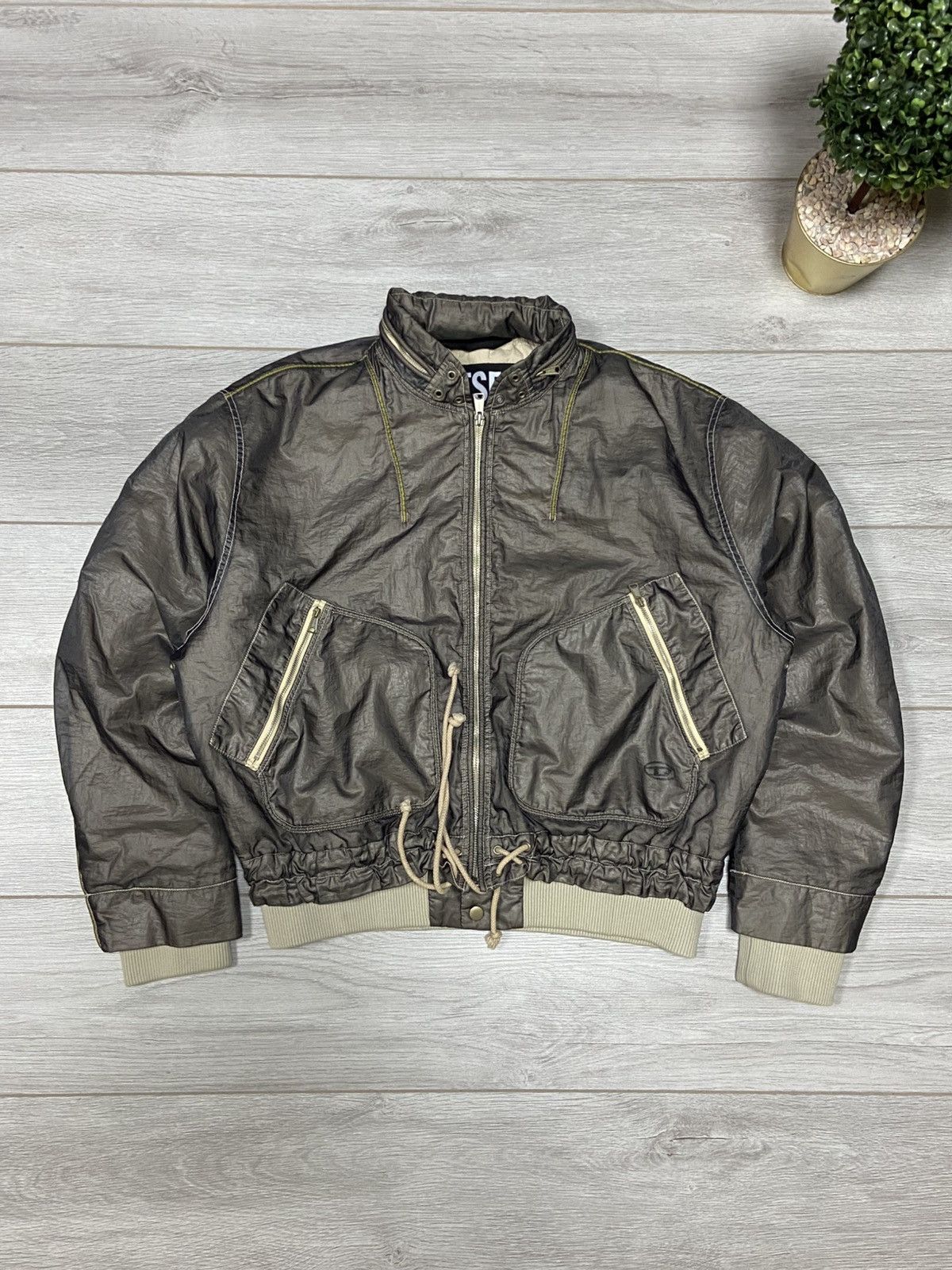 Diesel Diesel vintage Ford style nylon metal bomber MA-1 flyers Size US L / EU 52-54 / 3 - 1 Thumbnail