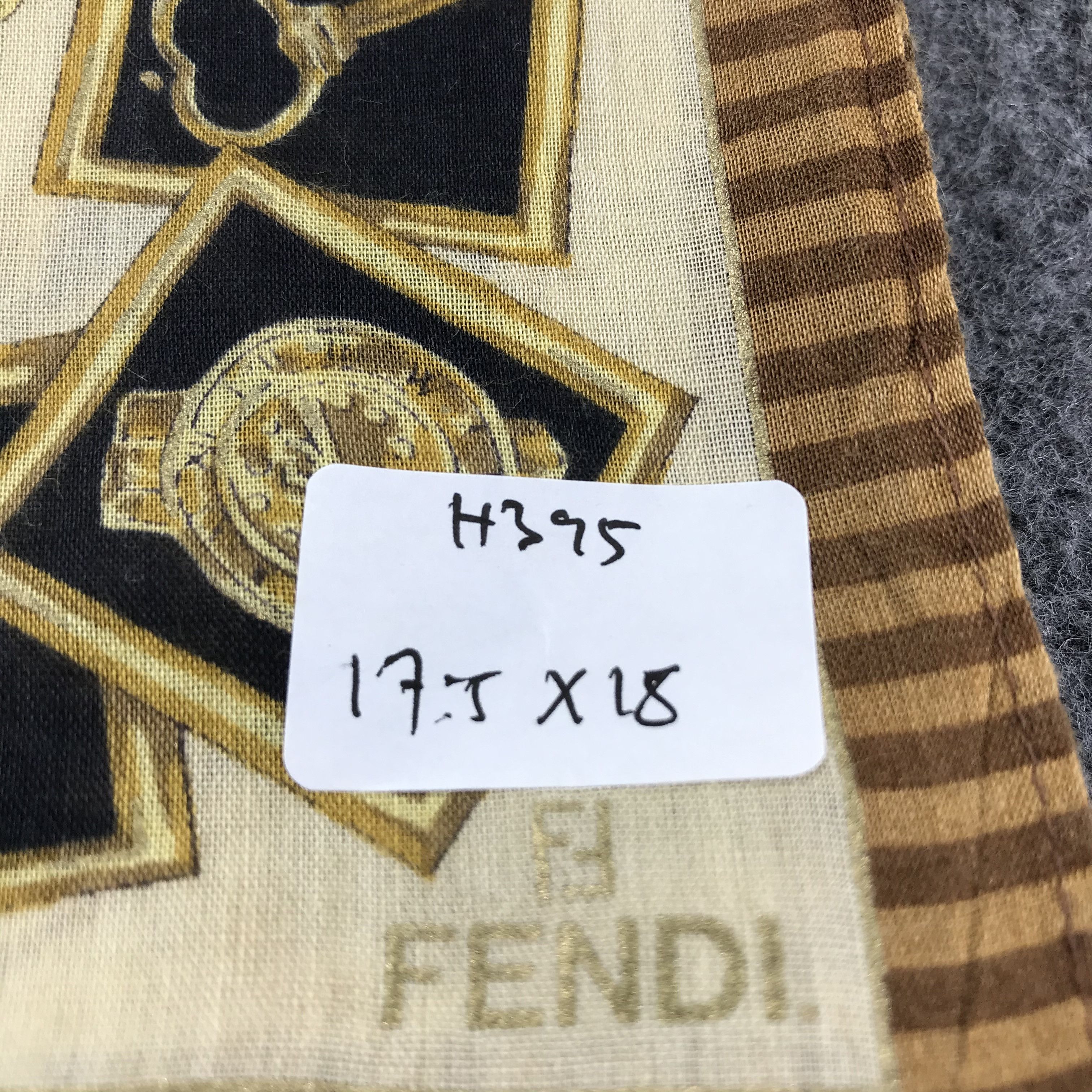 Japanese Brand Fendi Handkerchief Neckerchief Bandana H395 Size ONE SIZE - 10 Thumbnail