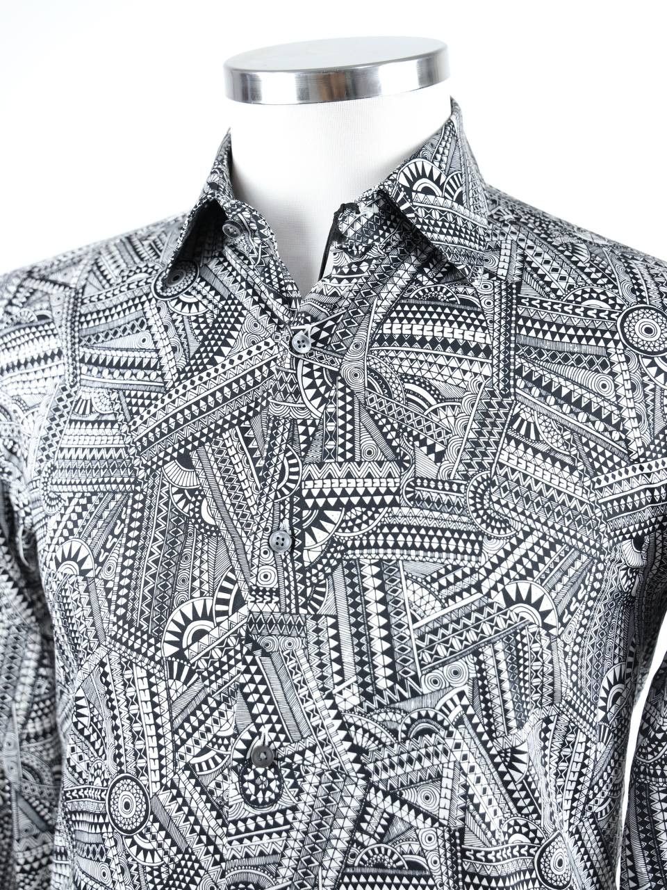 Hugo Boss HUGO BOSS X MEISSEN Shirt with a pattern Size US S / EU 44-46 / 1 - 6 Thumbnail