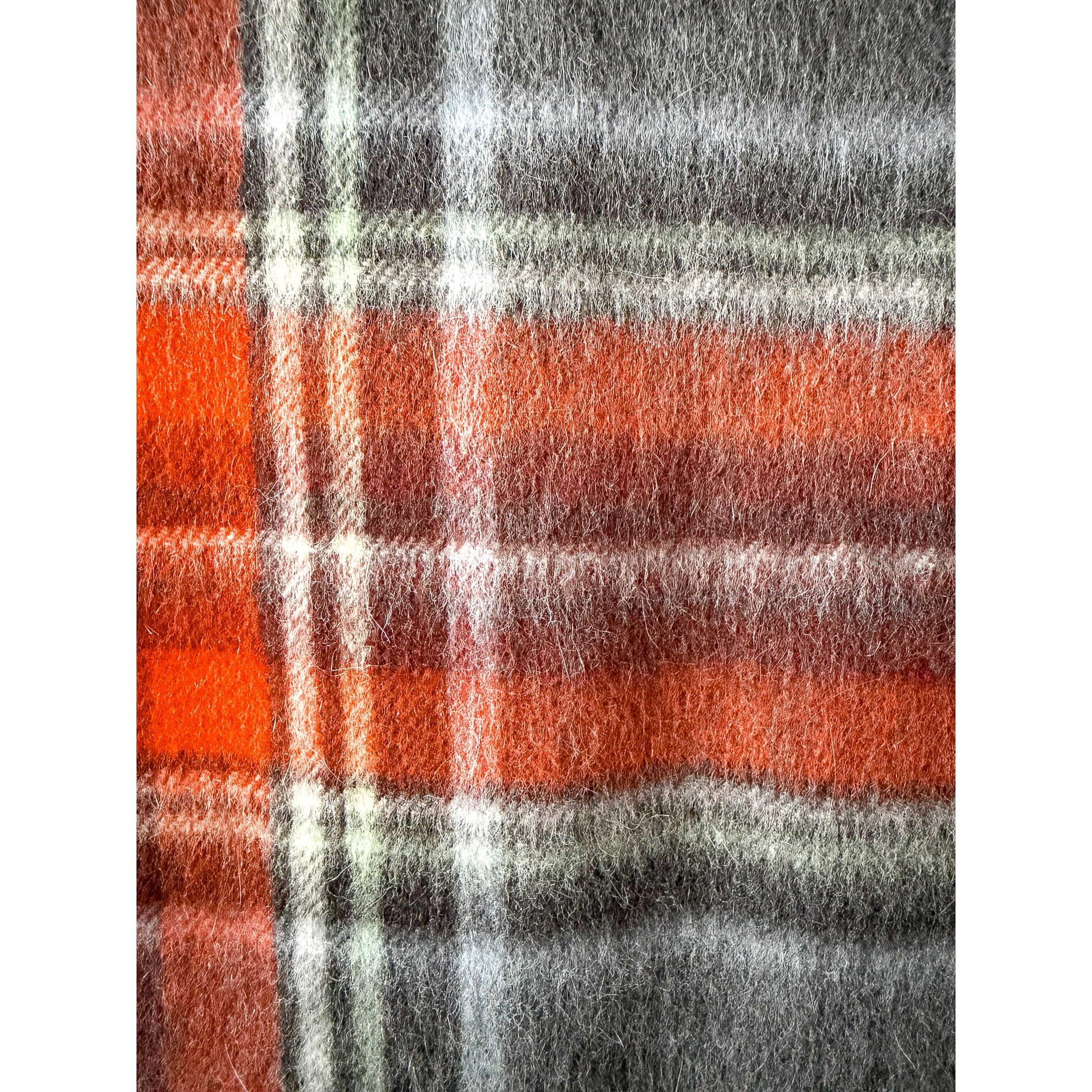Begg x Co Begg X Co Jura Stuart Check Print Oversized Lambswool Angora Size ONE SIZE - 5 Thumbnail