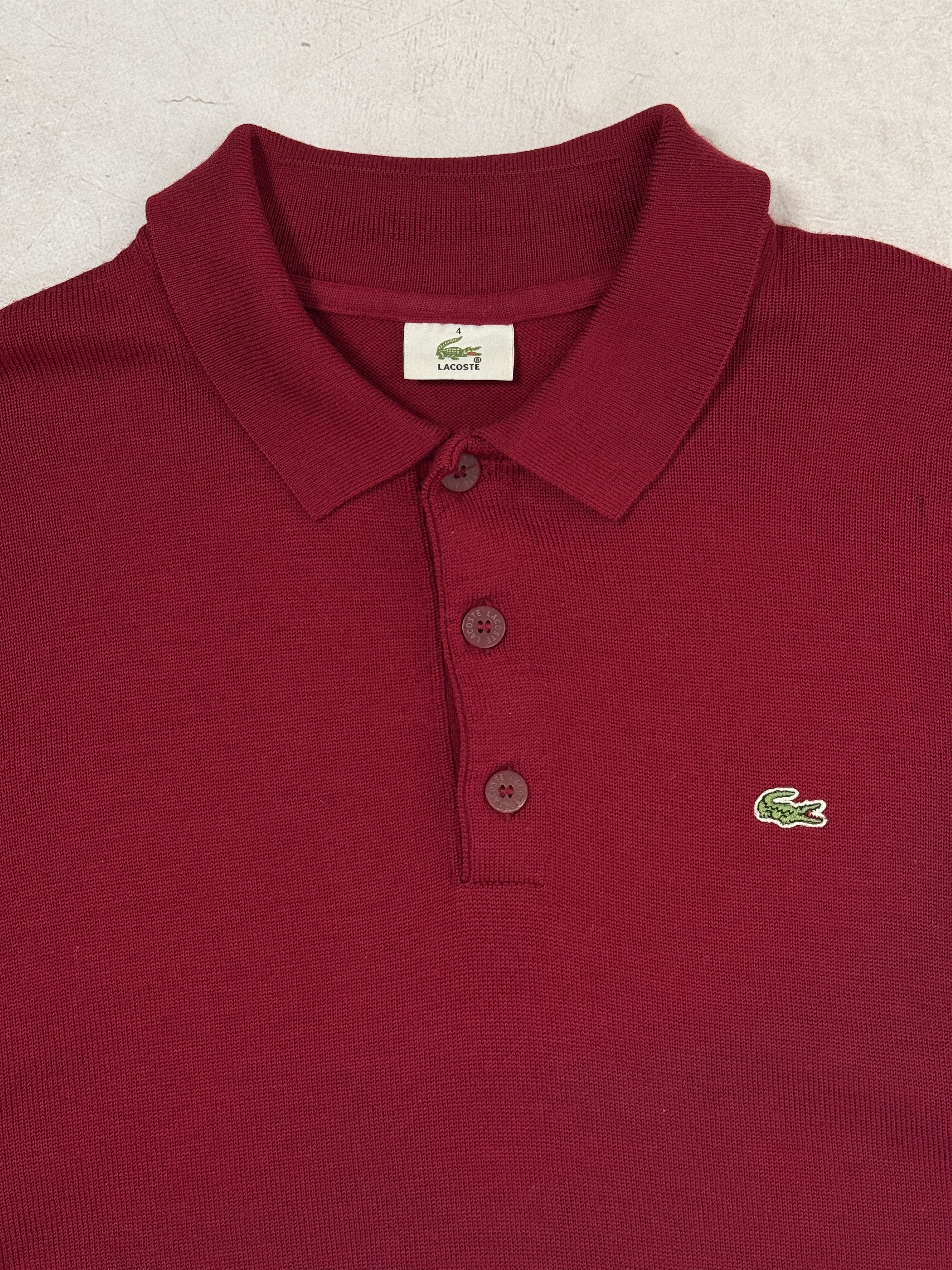 Lacoste Vintage Lacoste Sweater Pullover Jumper Wool Size US M / EU 48-50 / 2 - 3 Thumbnail
