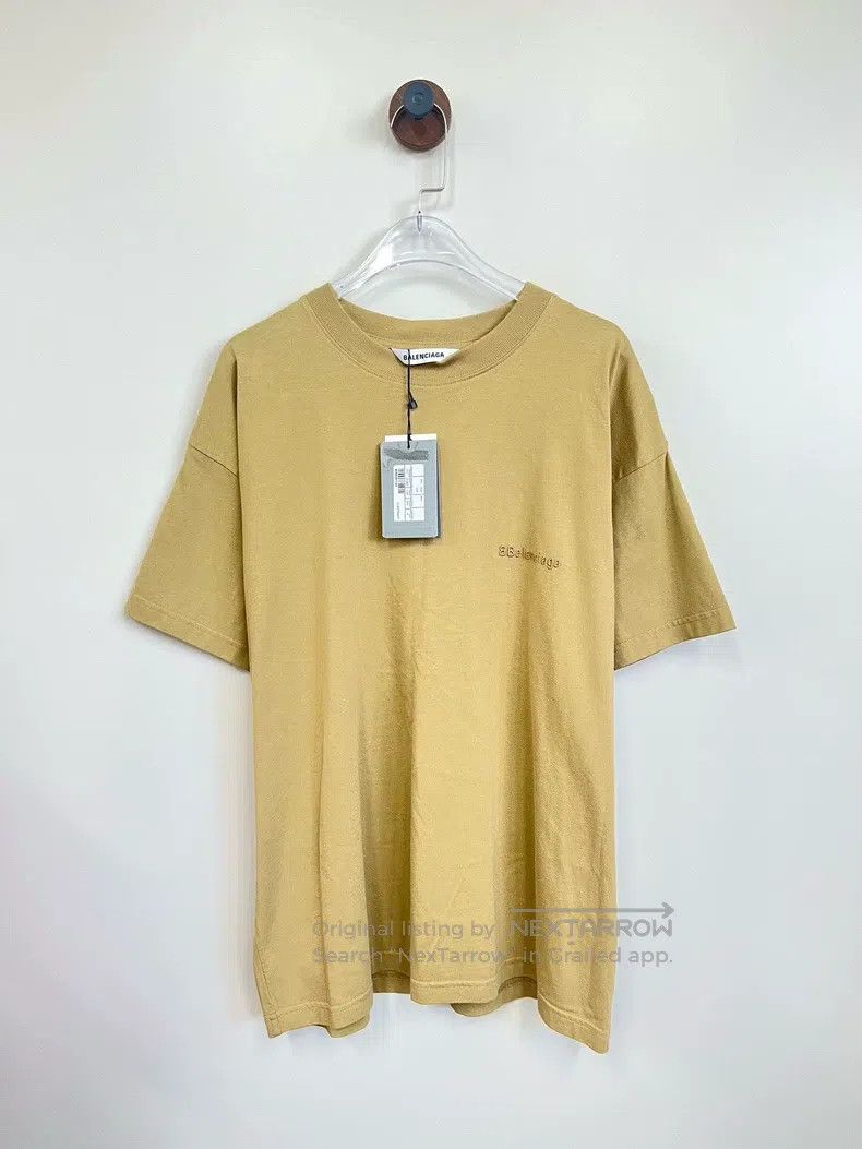 Balenciaga Balenciaga Khaki embroidered double B small letter logo sh Size US S / EU 44-46 / 1 - 1 Thumbnail