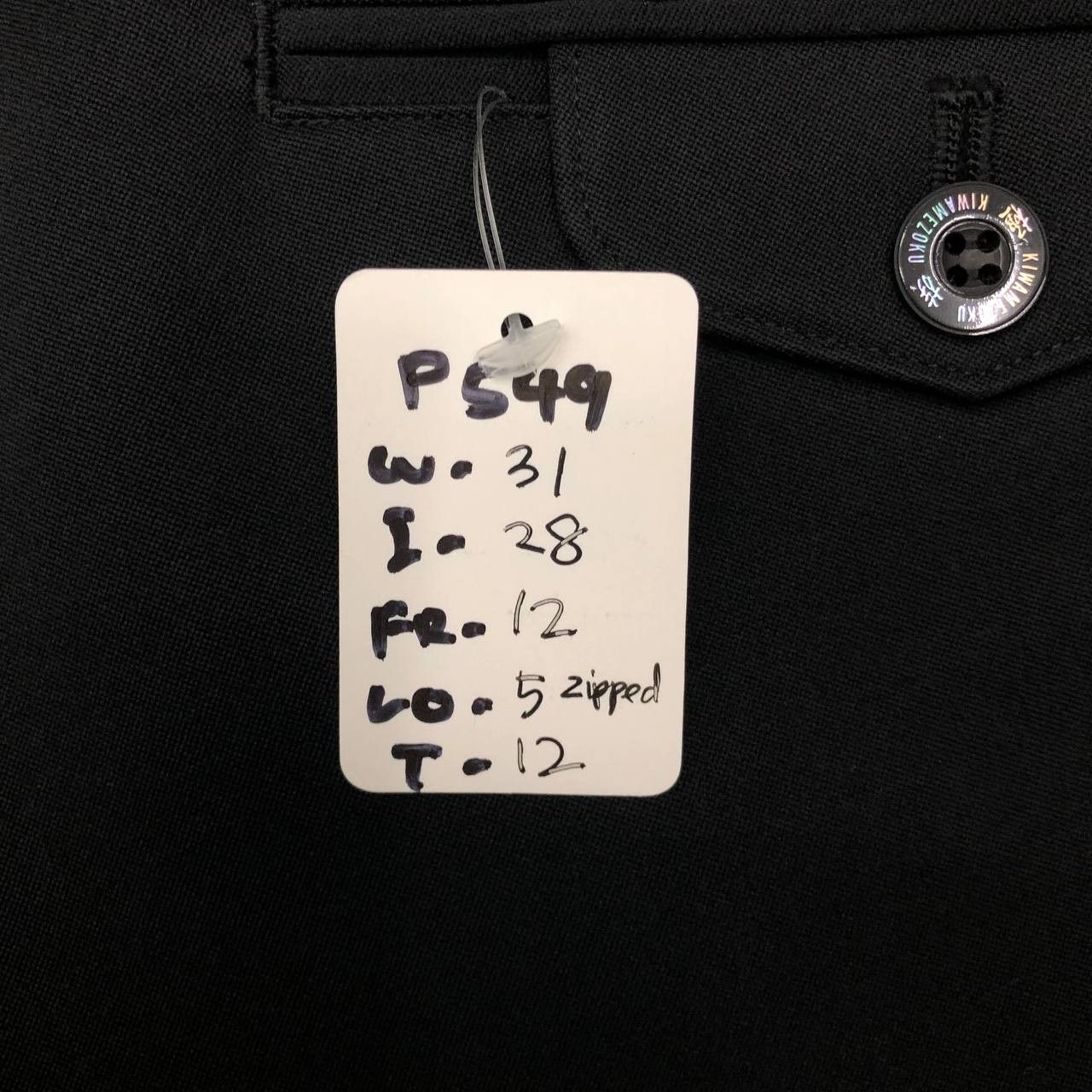 Japanese Brand P549 JAPAN KIWAMEZOKU RIDER YAKUZA PANTS Size US 31 - 12 Thumbnail