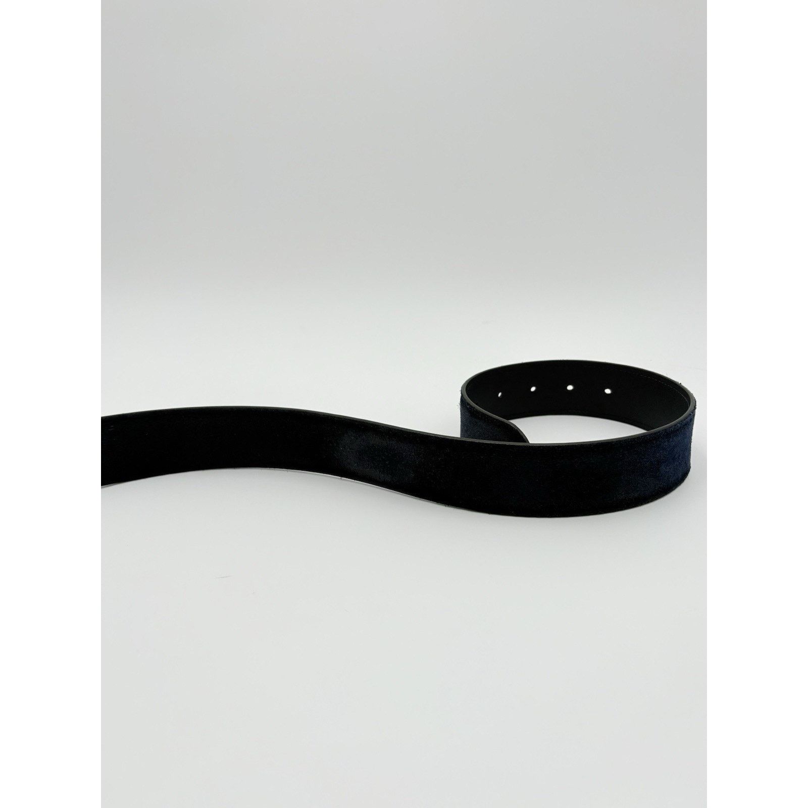 Gucci Gucci Belt GG Interlocking Buckle Suede & Leather ' Blue ' Size 40 - 6 Thumbnail