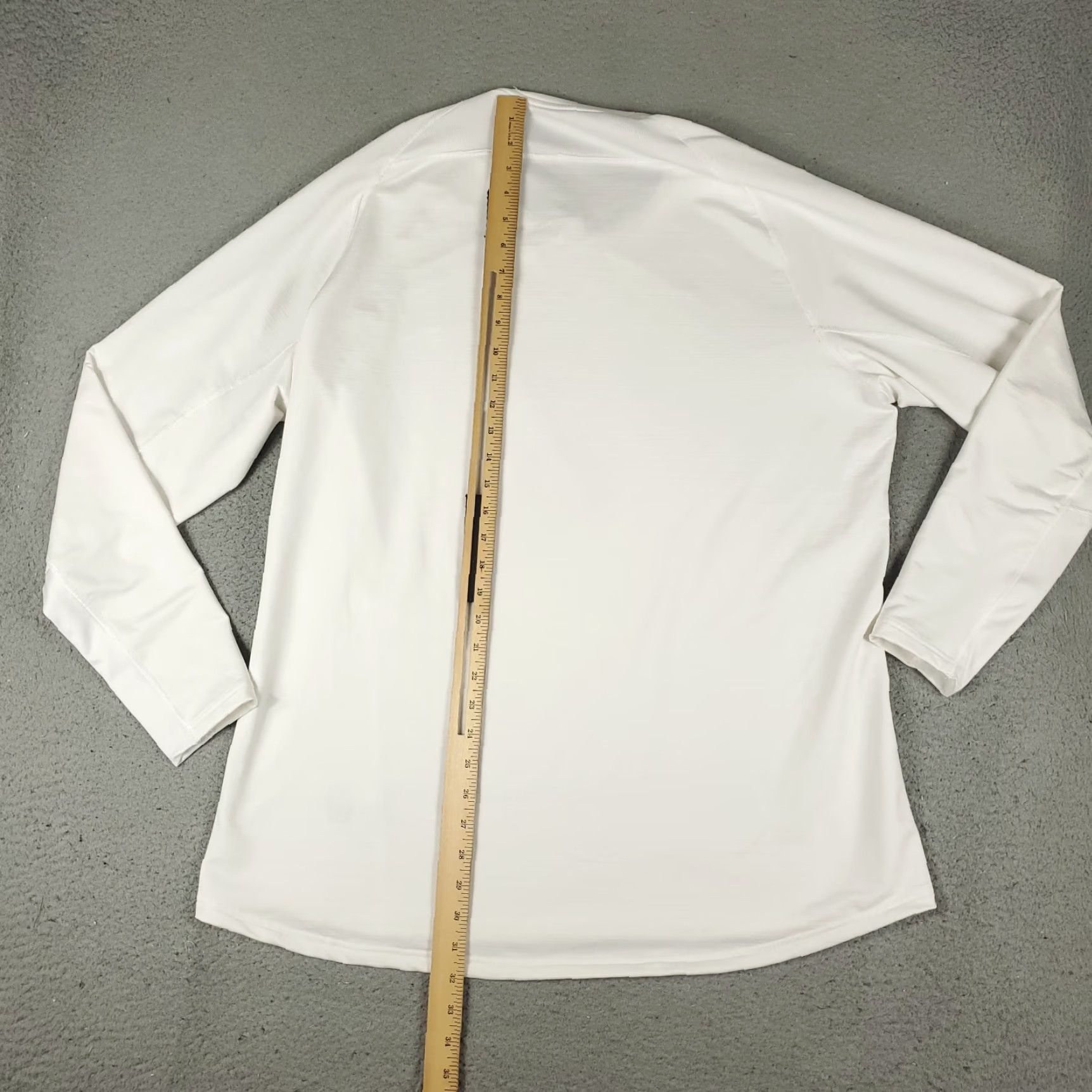 Nike Nike Sweatshirt Mens 2XL White Lightweight Pullover Swoosh 1/4 Zip Dri-FIT Jogging Running Gym Size US XXL / EU 58 / 5 - 5 Thumbnail