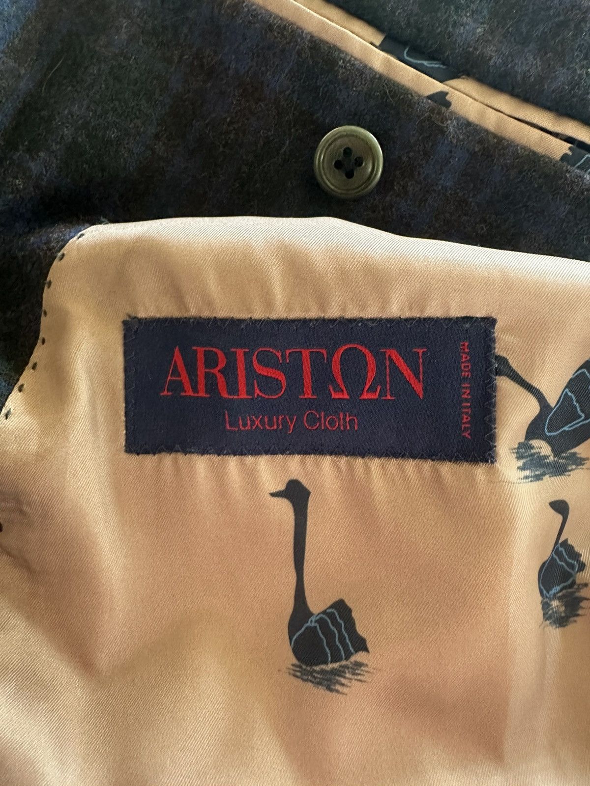 Other Ariston Wool Plaid Blazer Luxury Italian | One-of-a-Kind Size 38S - 5 Thumbnail