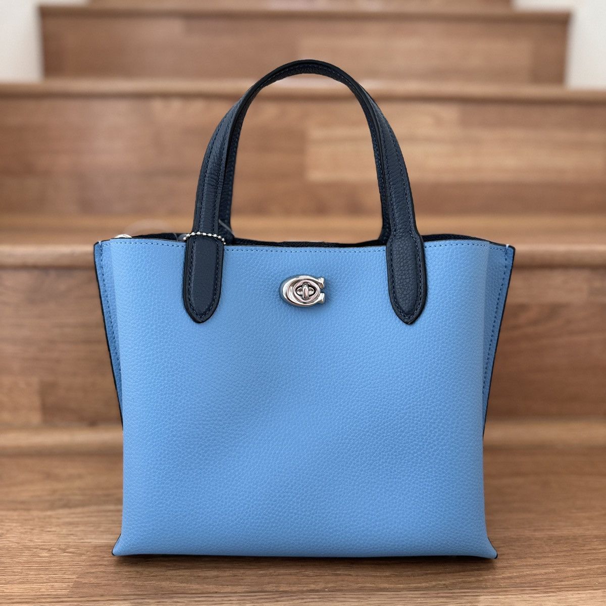 Coach Coach Willow Tote Bag 24 In Colorblock C8561-Pool Multi Size ONE SIZE - 1 Thumbnail