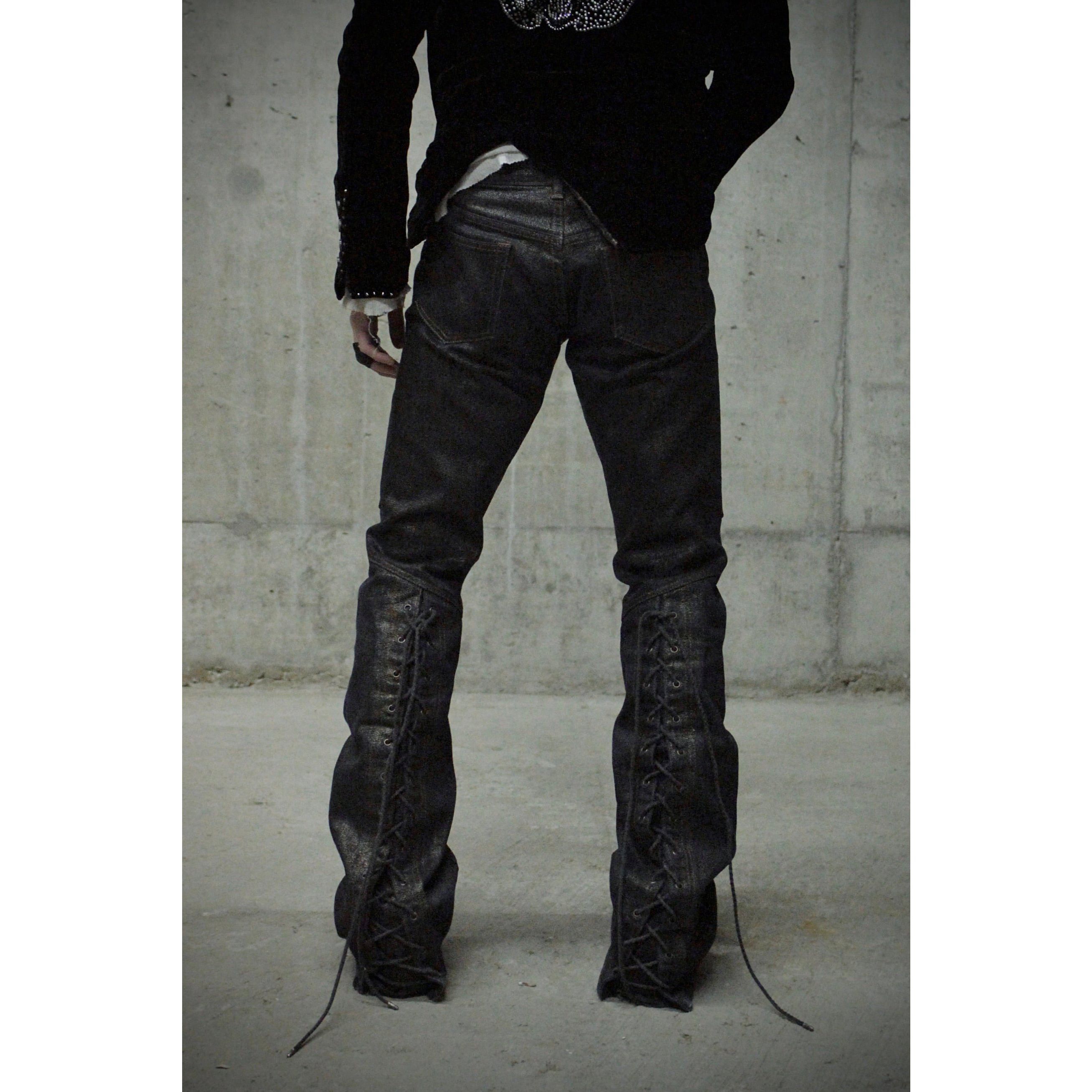 5351 POUR LES HOMMES 5351 Pour Les Hommes 00s Gold Wax Corset Lace