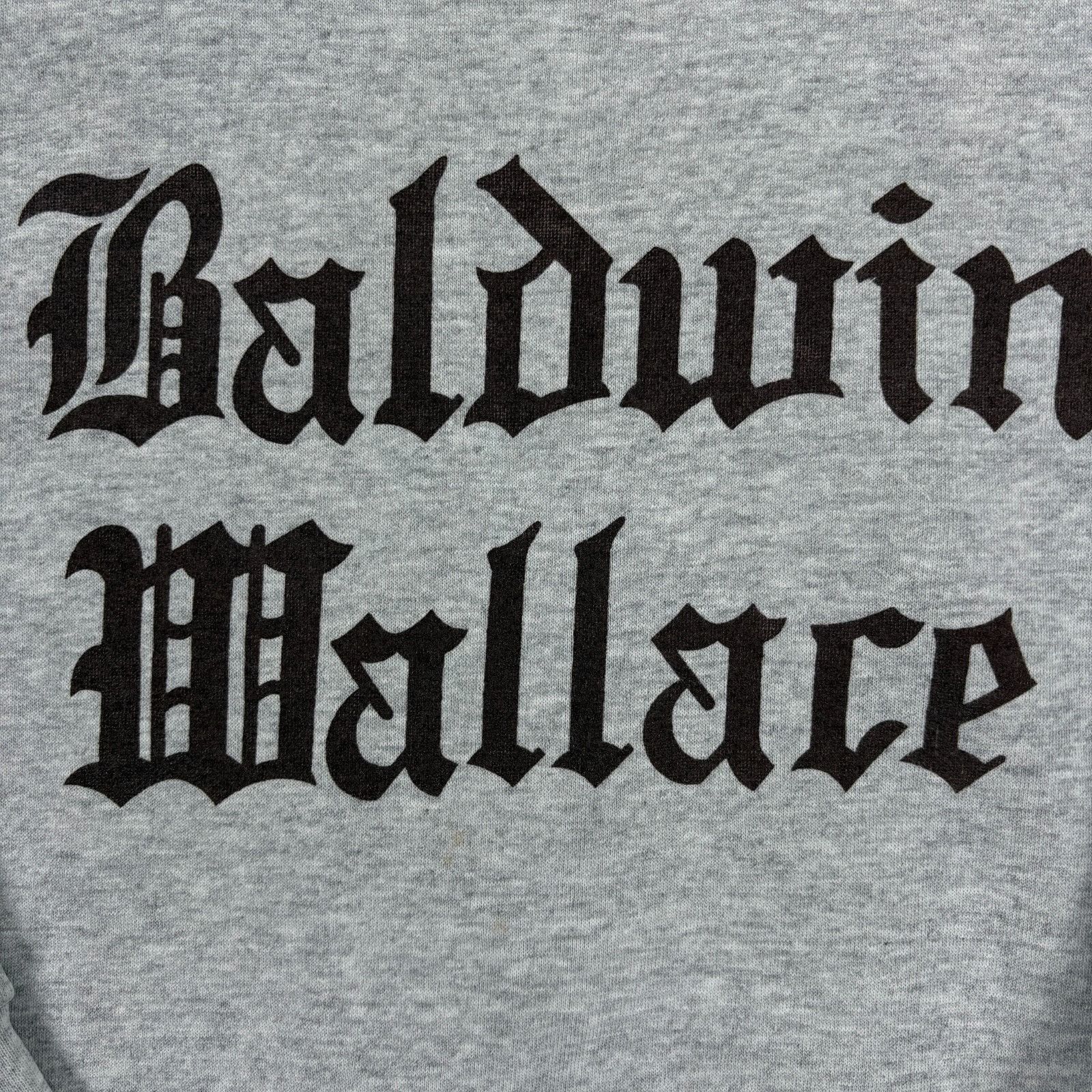 Velva Sheen Vintage Baldwin Wallace Sweatshirt XL USA Made Gray Gothic C Size US XL / EU 56 / 4 - 3 Thumbnail