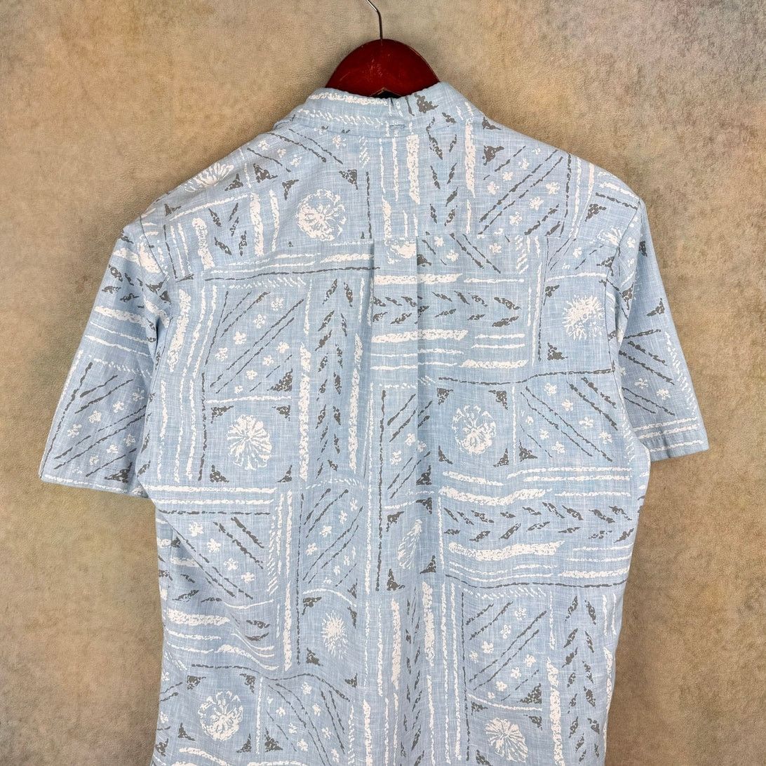 Vintage VTG 80s Hawaiian Print Shirt Mens Sz M Blue Honolulu Size US M / EU 48-50 / 2 - 8 Thumbnail