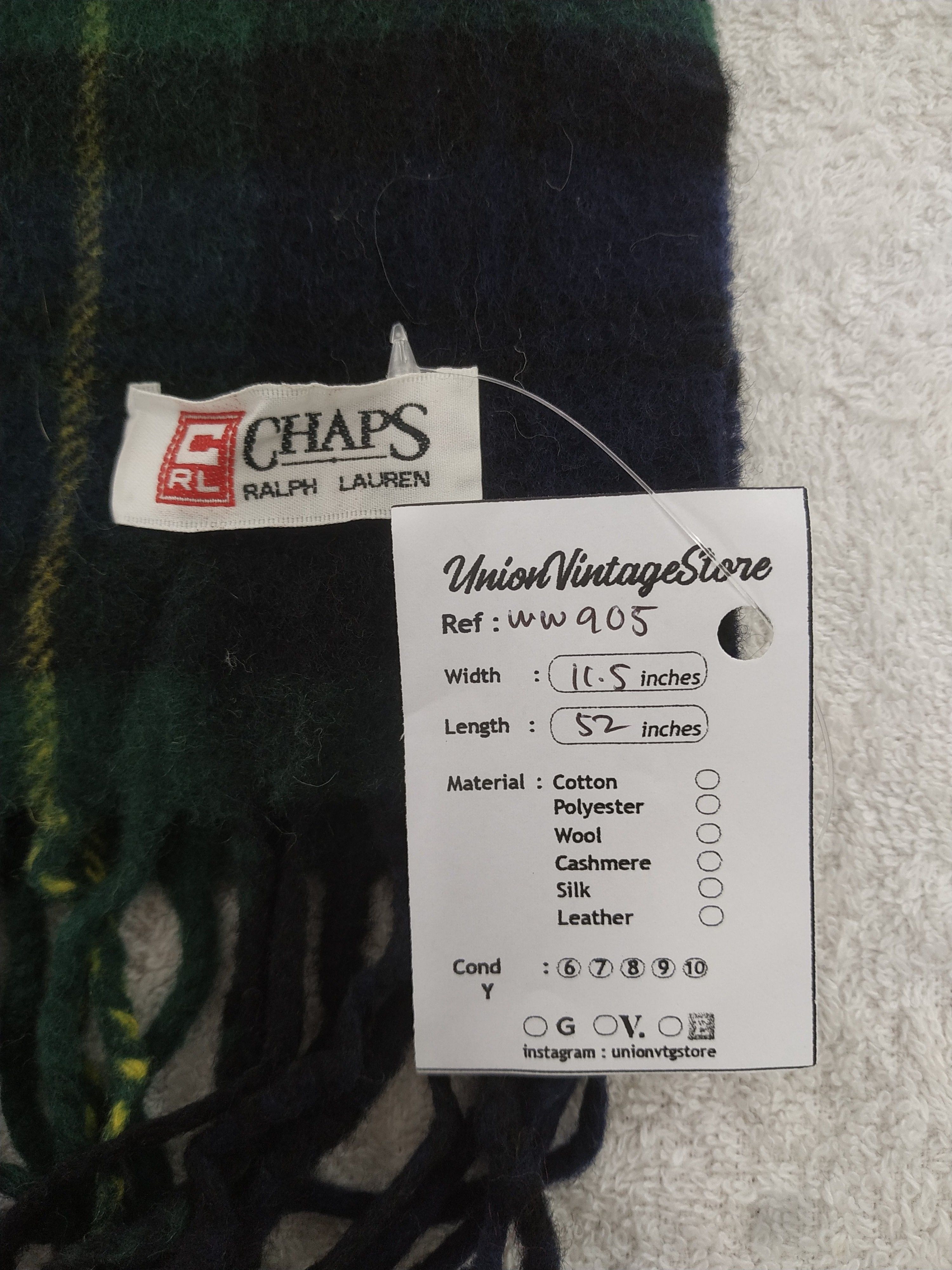 Chaps Ralph Lauren × Vintage Chaps Ralph Lauren Scarf / Muffler / Neckwear - WW905 Size ONE SIZE - 4 Thumbnail
