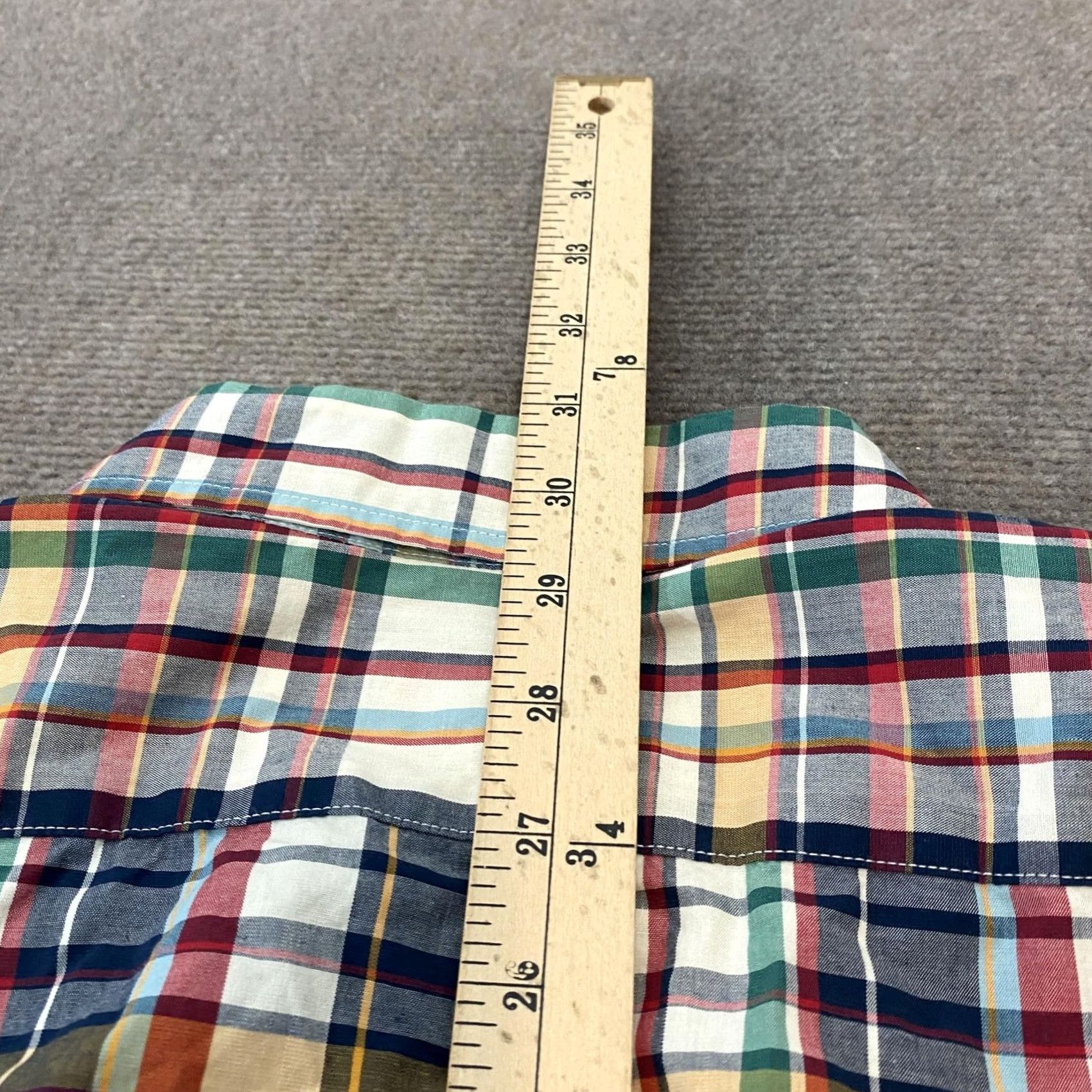 J.Crew J Crew Shirt Mens Large Multicolor Plaid Button Down Slim Flex Washed Casual Size US L / EU 52-54 / 3 - 7 Thumbnail